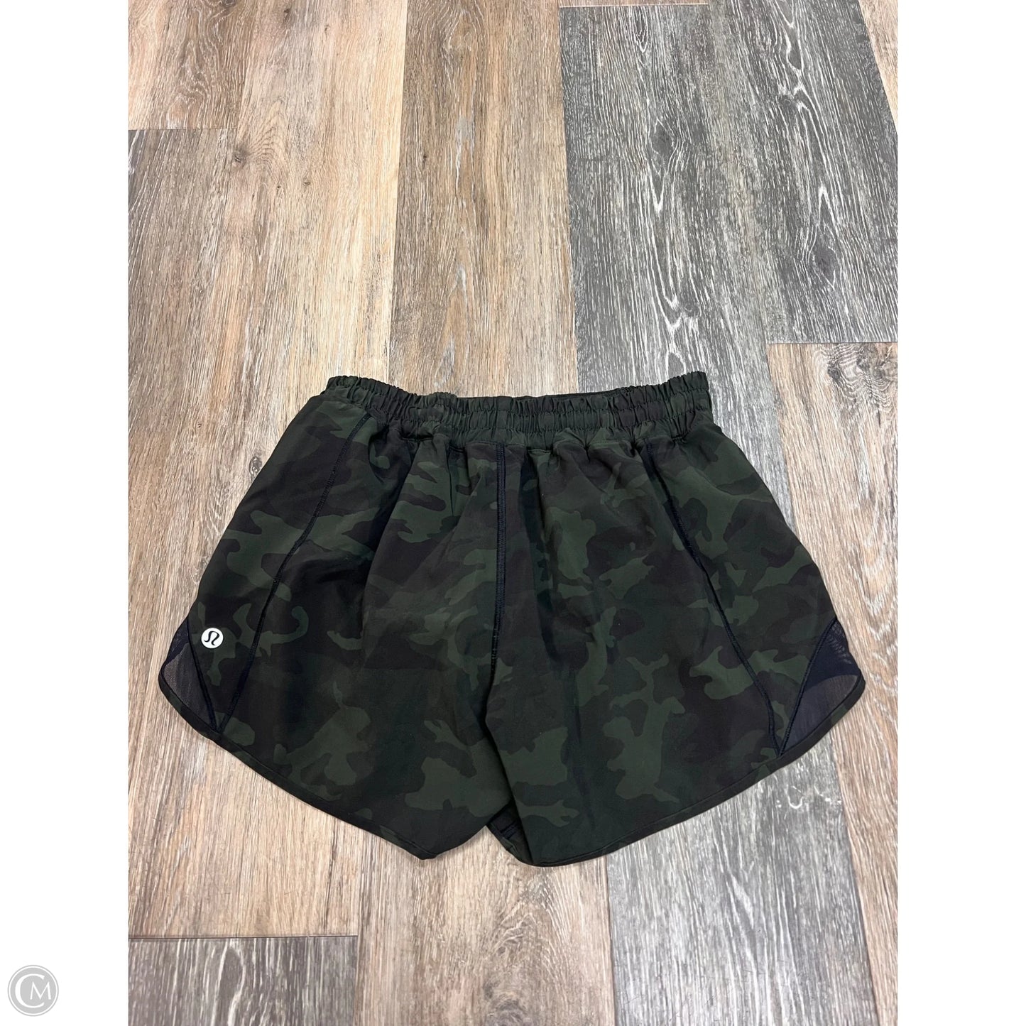 Athletic Shorts By Lululemon In Camouflage Print, Size: 6