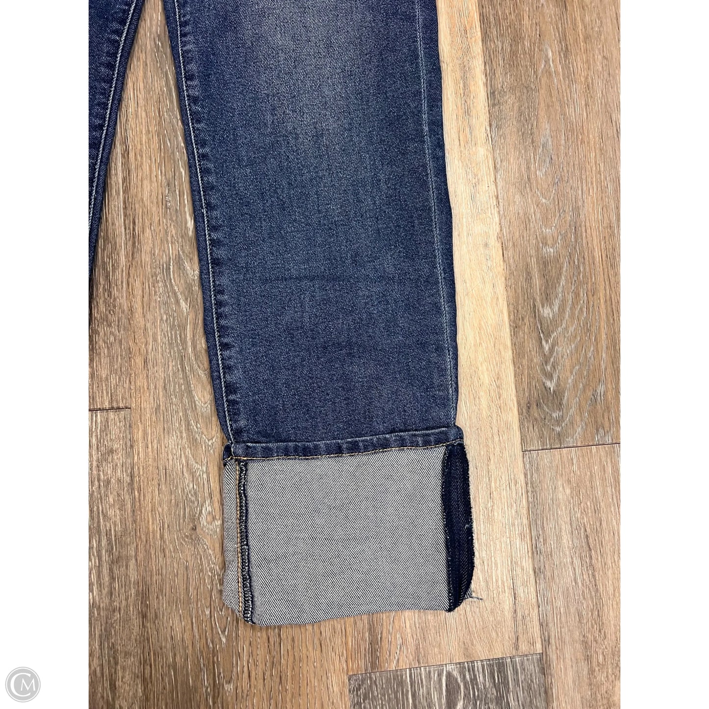 Jeans Straight By Evereve In Blue Denim, Size: 8