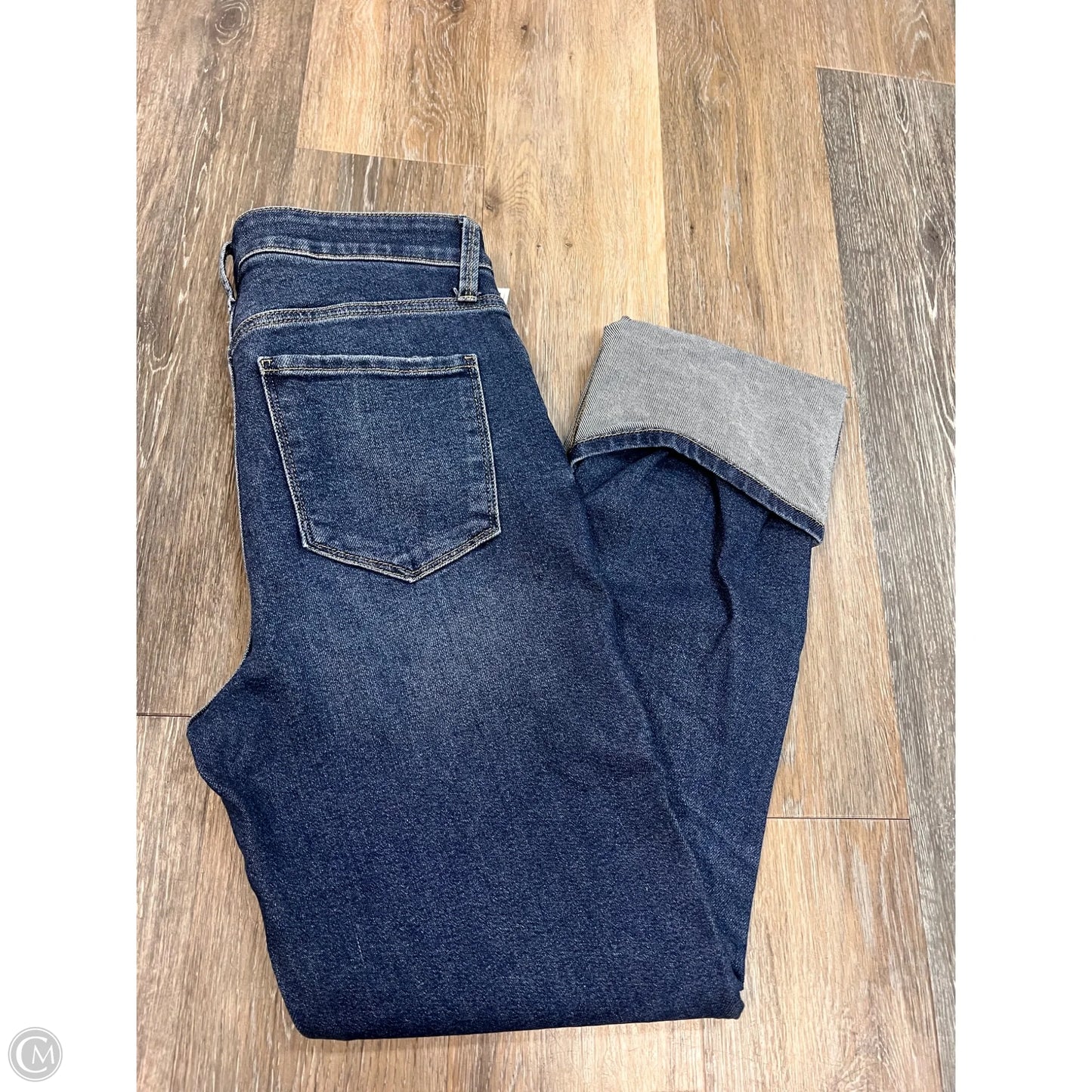 Jeans Straight By Evereve In Blue Denim, Size: 8