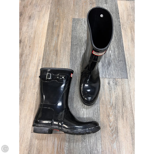 Boots Rain By Hunter In Black, Size: 9