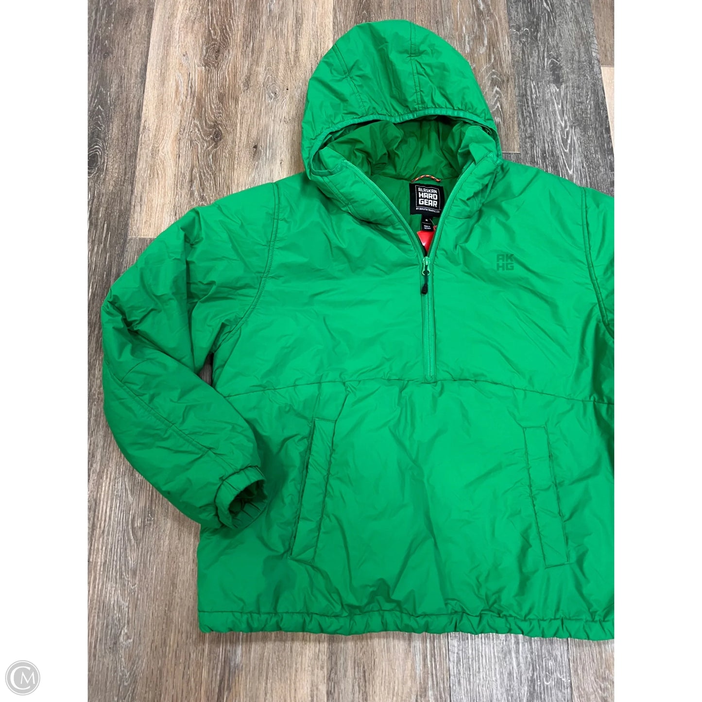 Athletic Jacket By Duluth Trading In Green, Size: Xl