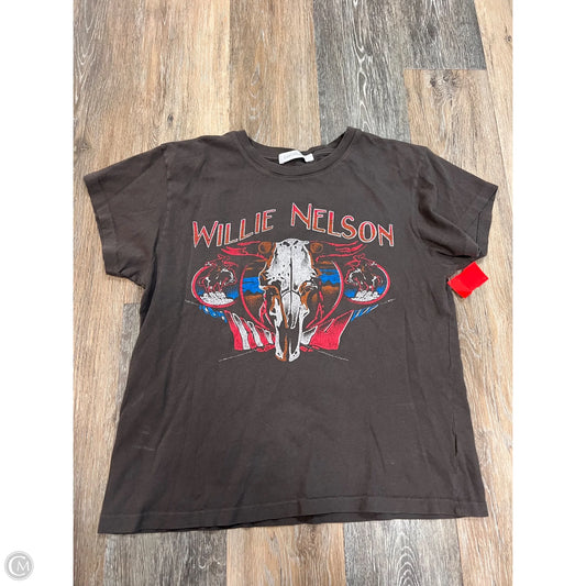 Top Short Sleeve By Daydreamer In Grey, Size: S