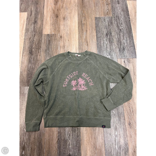 Sweatshirt Crewneck By Faherty In Green, Size: M