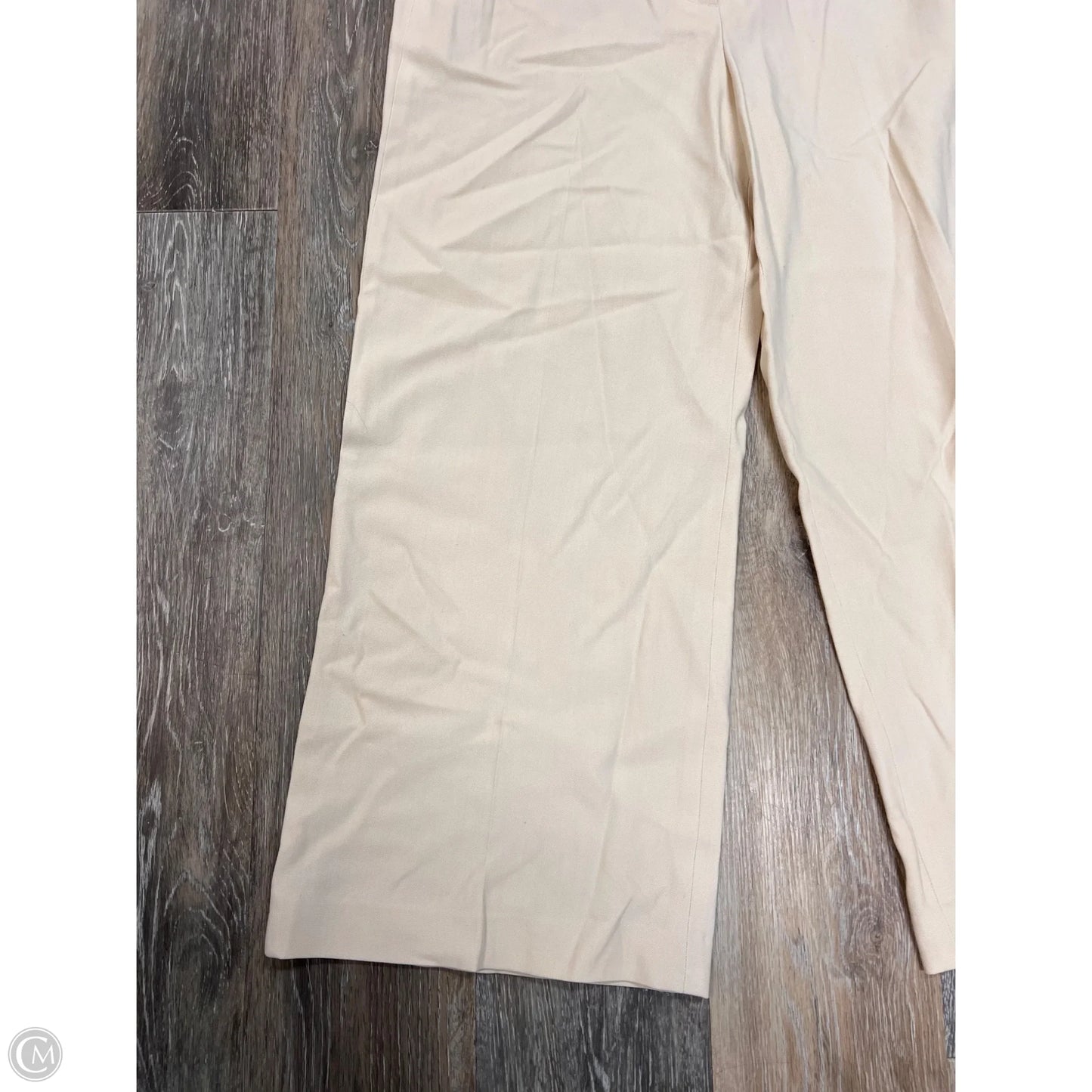 Pants Wide Leg By KHAITE In Cream, Size: 4