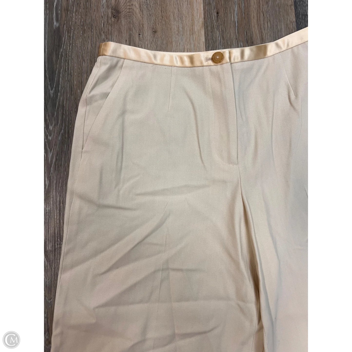Pants Wide Leg By KHAITE In Cream, Size: 4