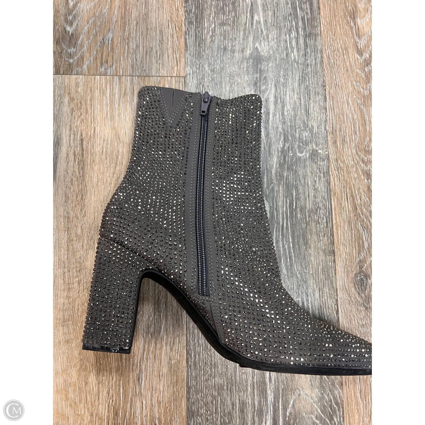 -Boots Ankle Heels By A New Day In Silver, Size: 8.5