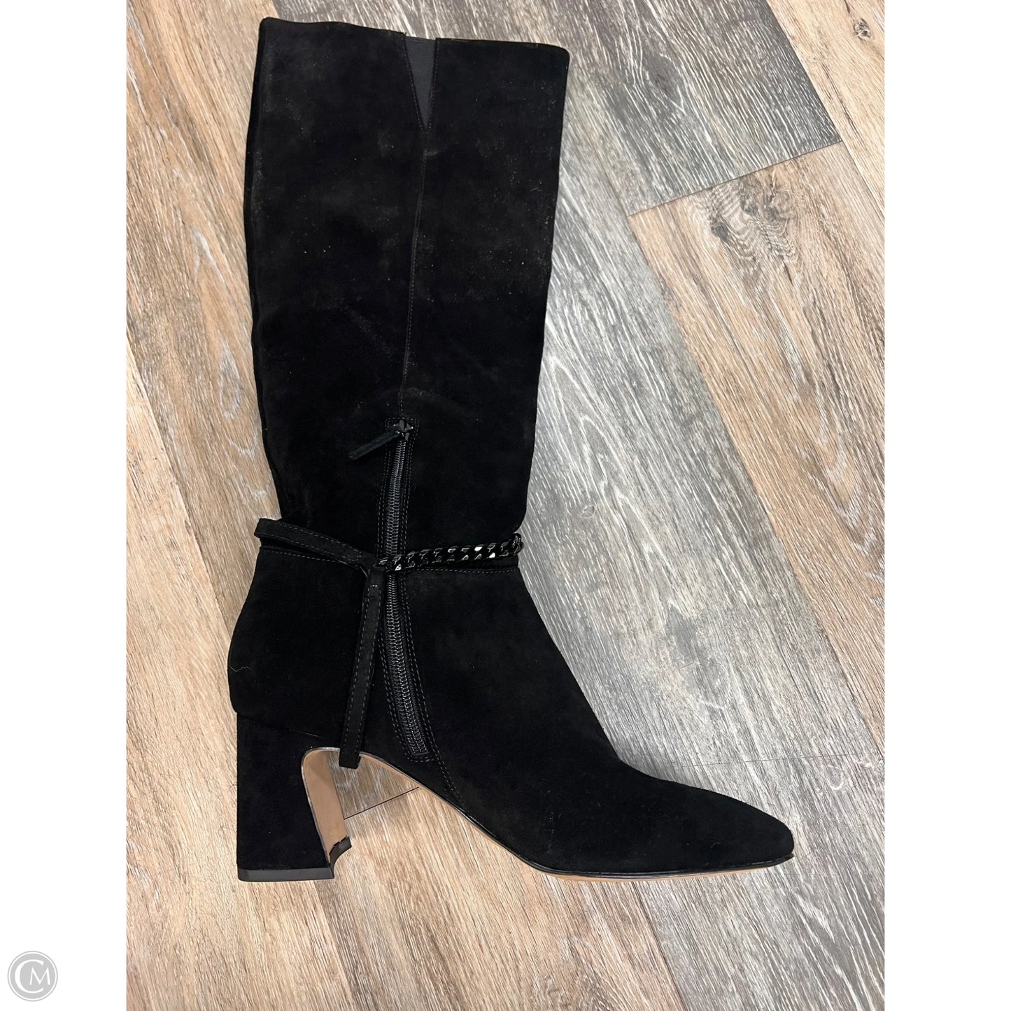 Boots Knee Heels By Sanctuary In Black, Size: 9