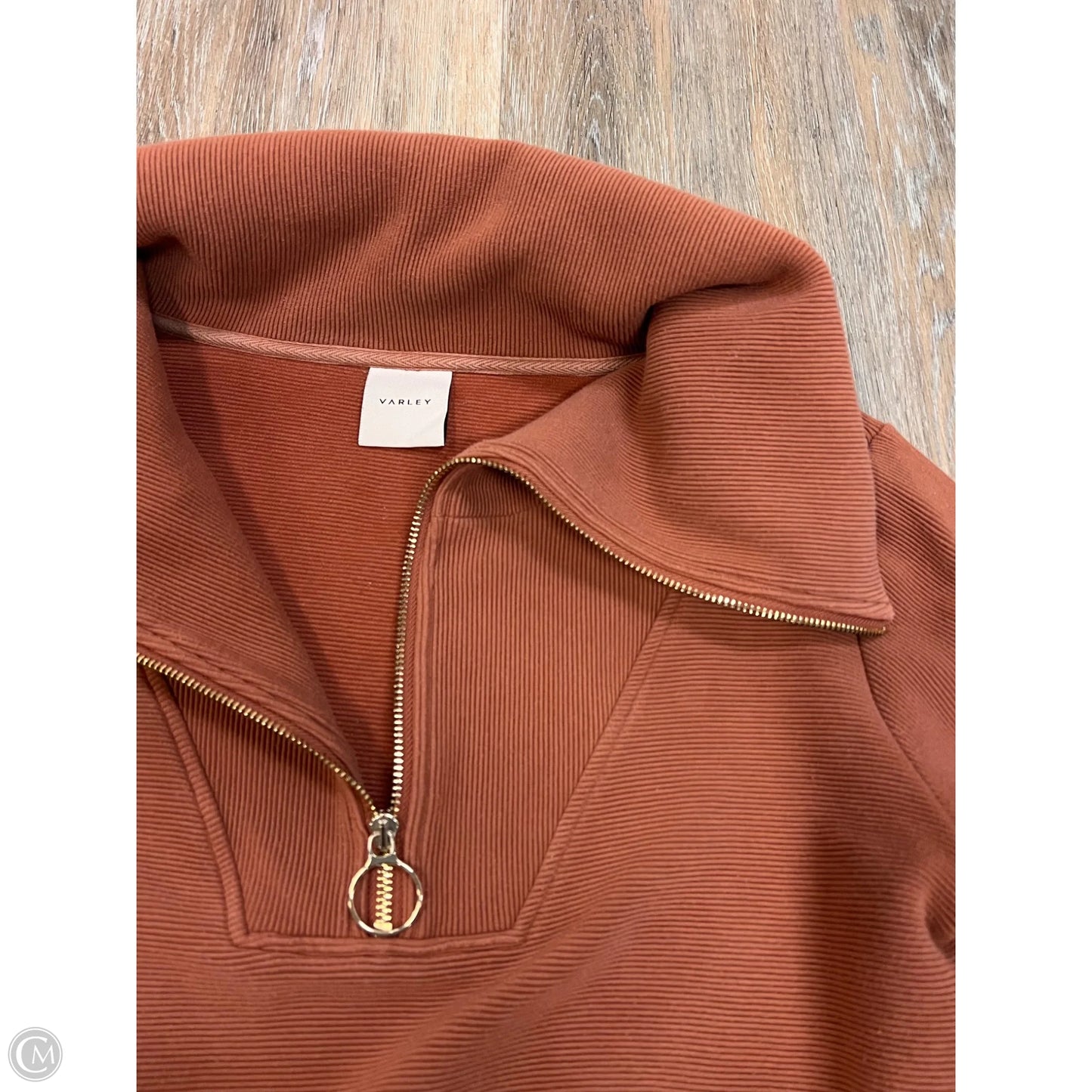 Sweatshirt Collar By Varley In Orange, Size: Xs