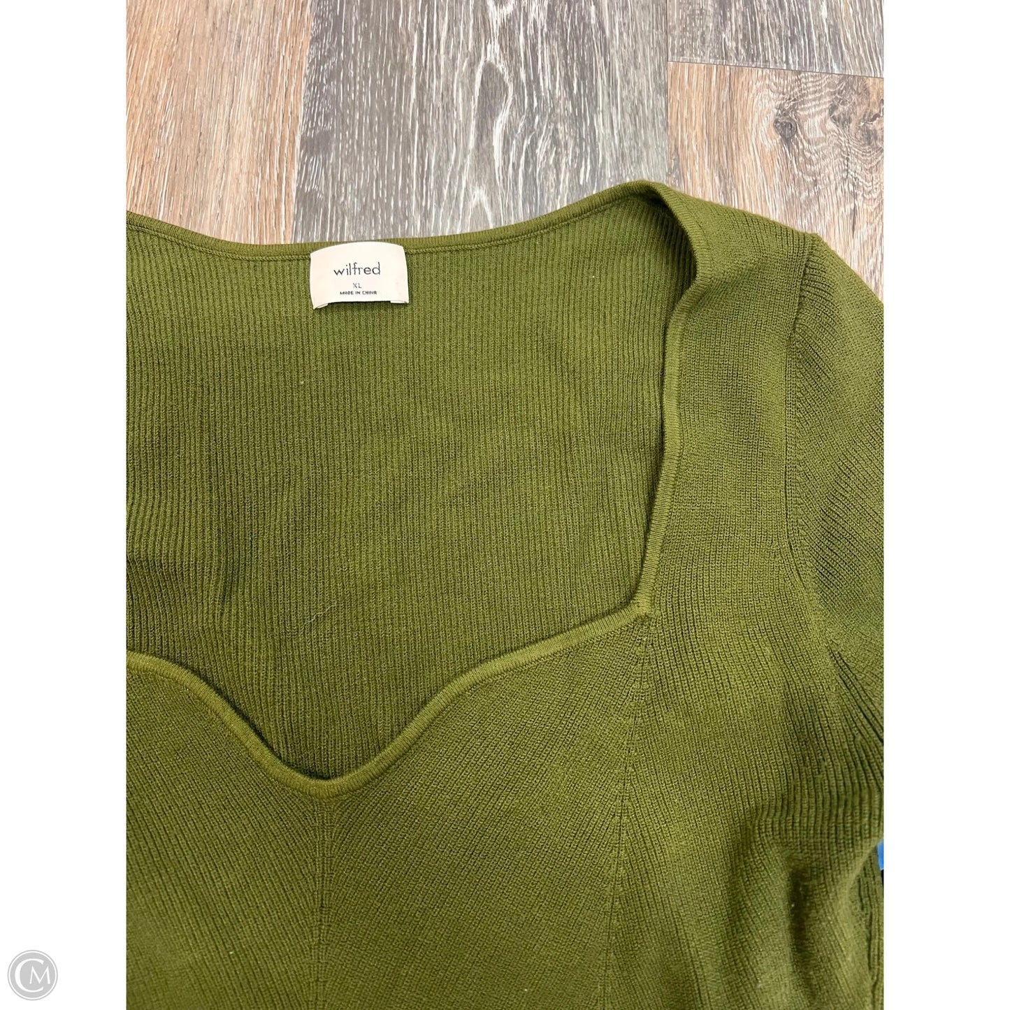 Top Long Sleeve By Wilfred In Green, Size: Xl