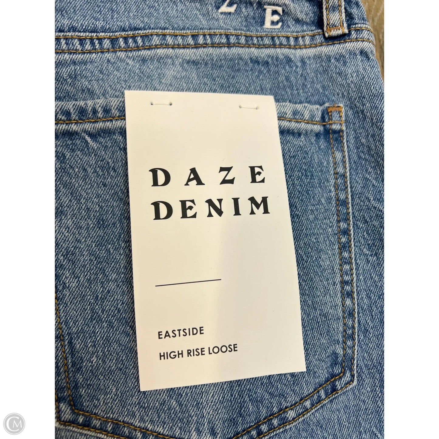 Jeans Wide Leg By Daze In Blue Denim, Size: 10/30