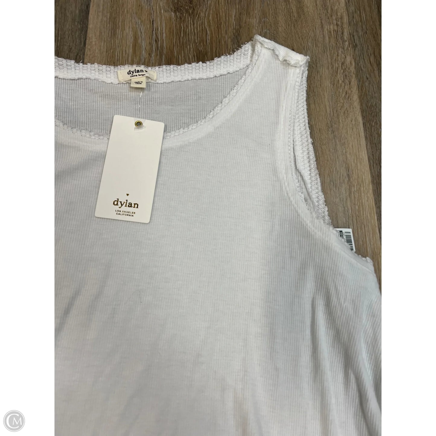 Tank Top By Dylan In White, Size: Xl