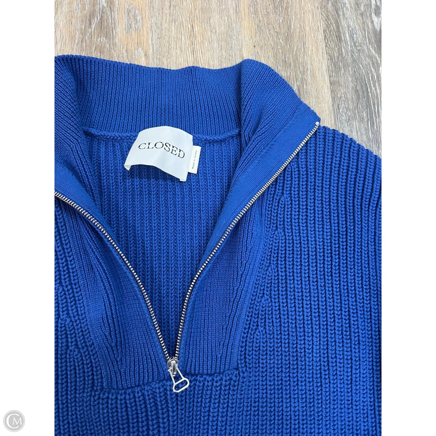Sweater Designer By Closed In Blue, Size: S