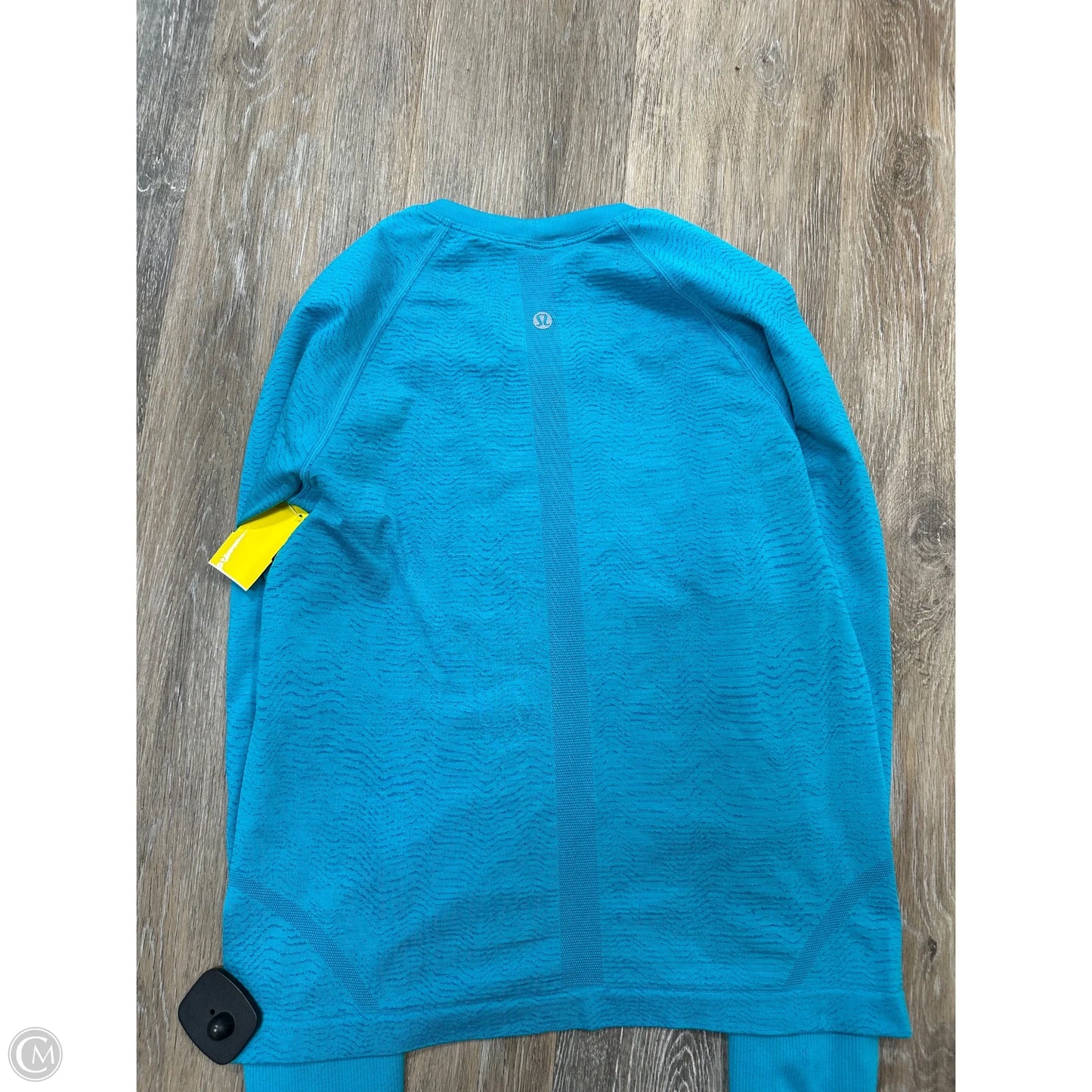 Athletic Top Long Sleeve Crewneck By Lululemon In Blue, Size: 6