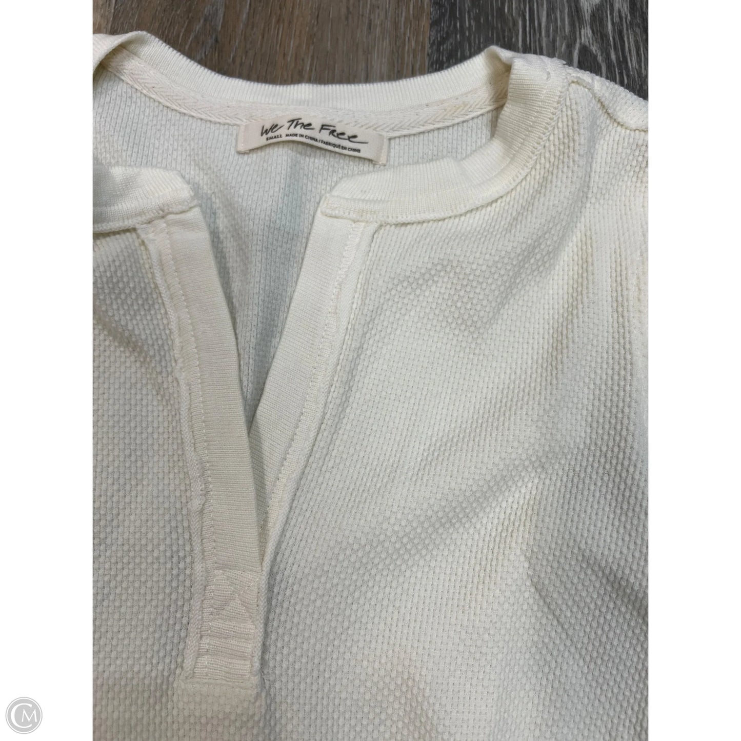 Top Long Sleeve By Free People In Cream, Size: S