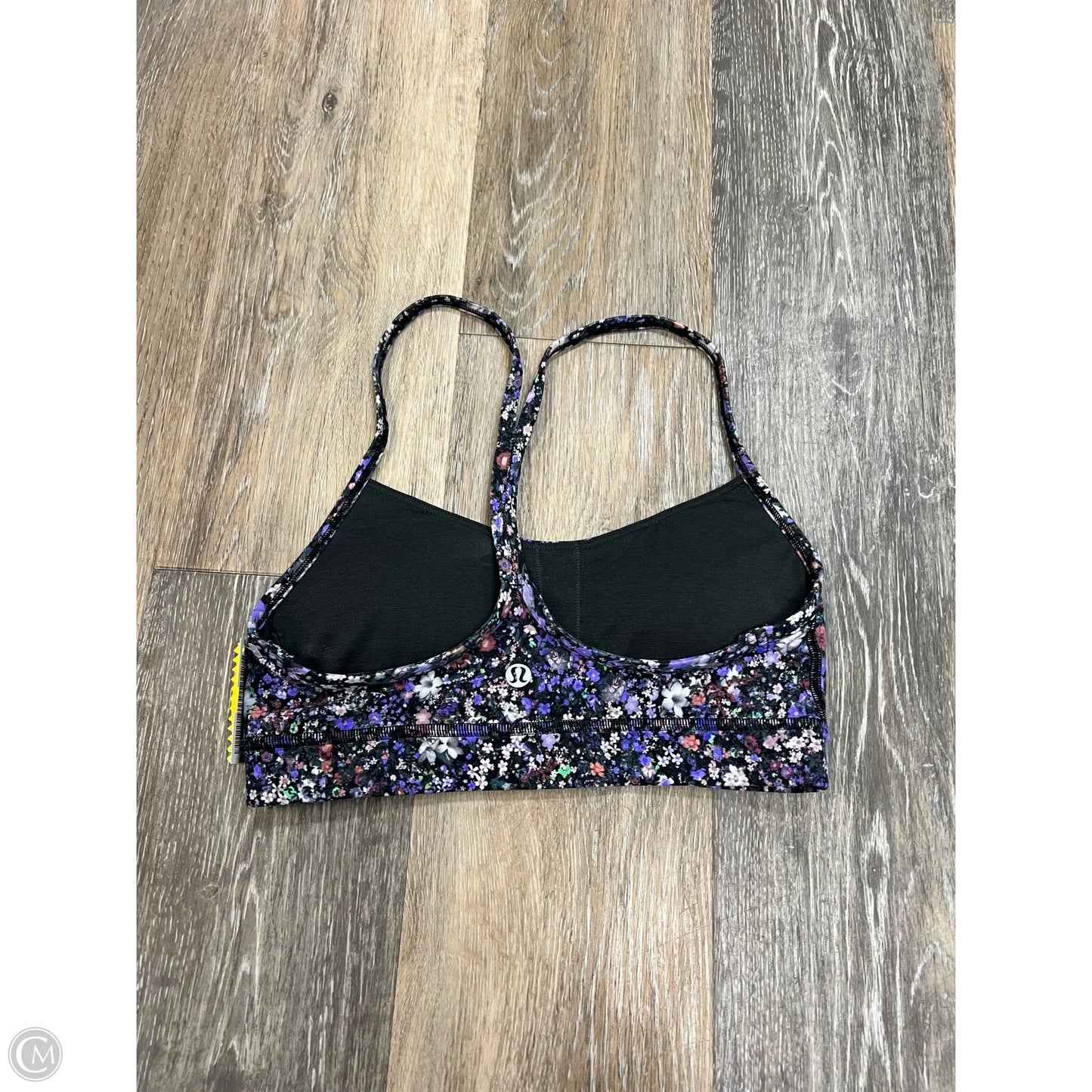 Athletic Bra By Lululemon In Floral Print, Size: 4