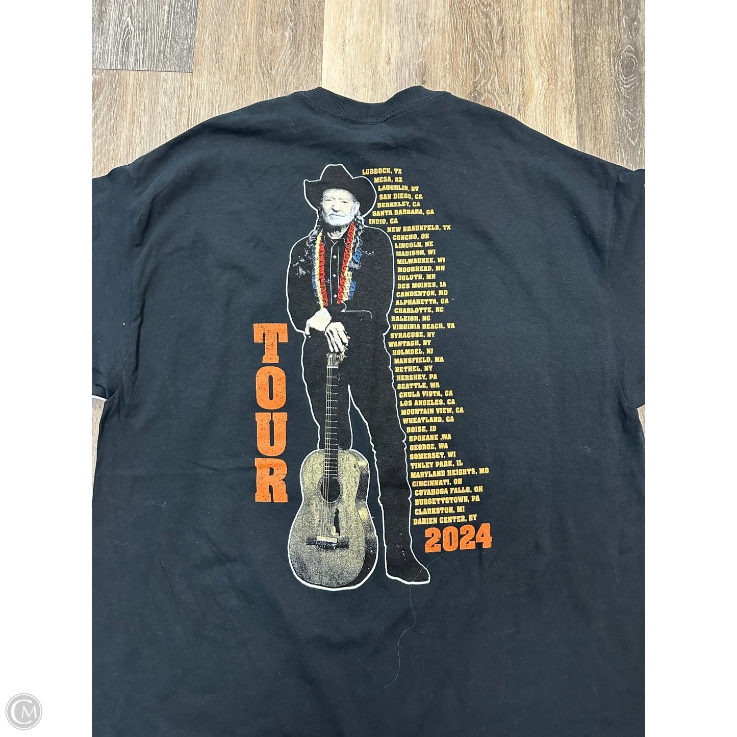 Top Short Sleeve By Willie Nelson In Black, Size: Xl