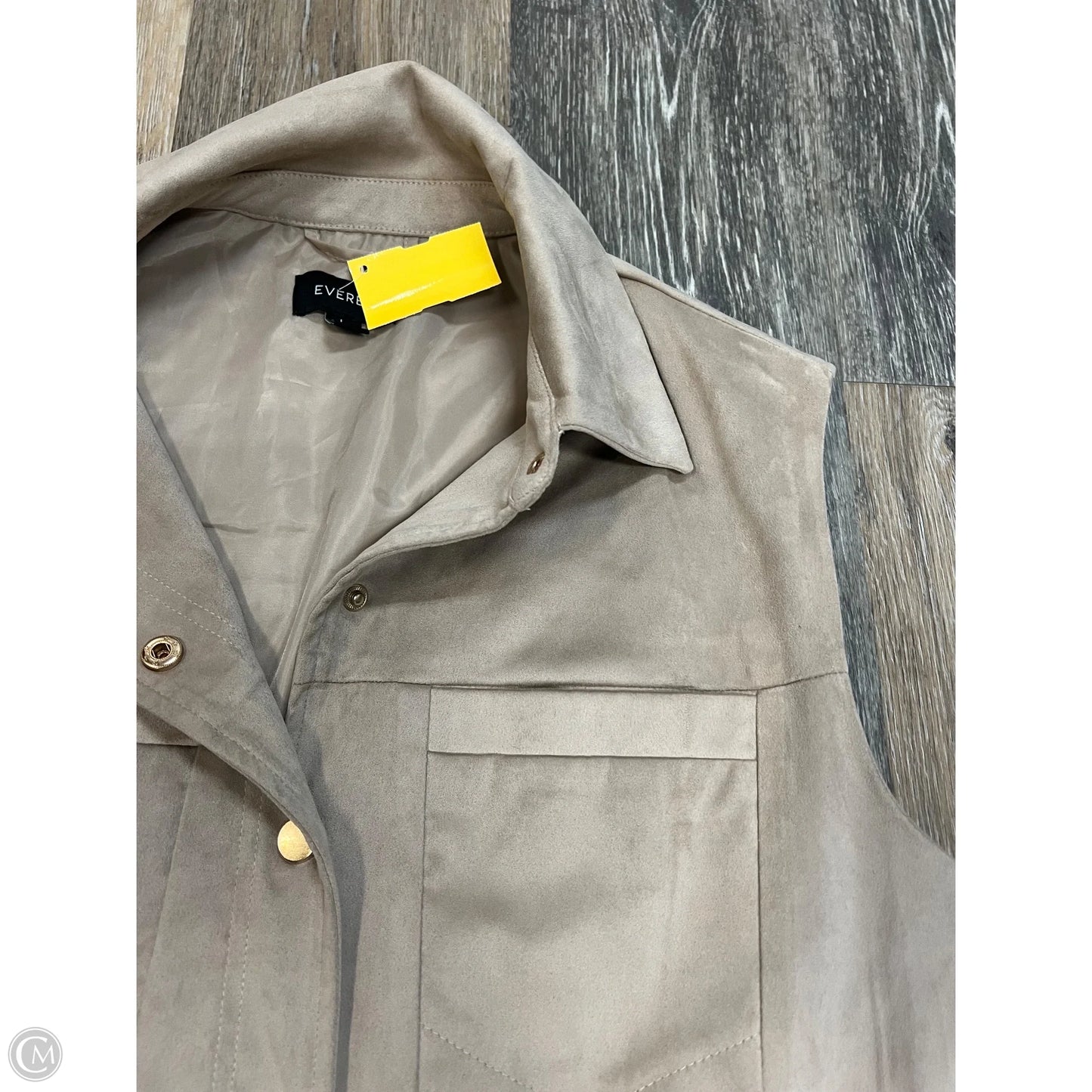 Vest Other By Evereve In Tan, Size: L