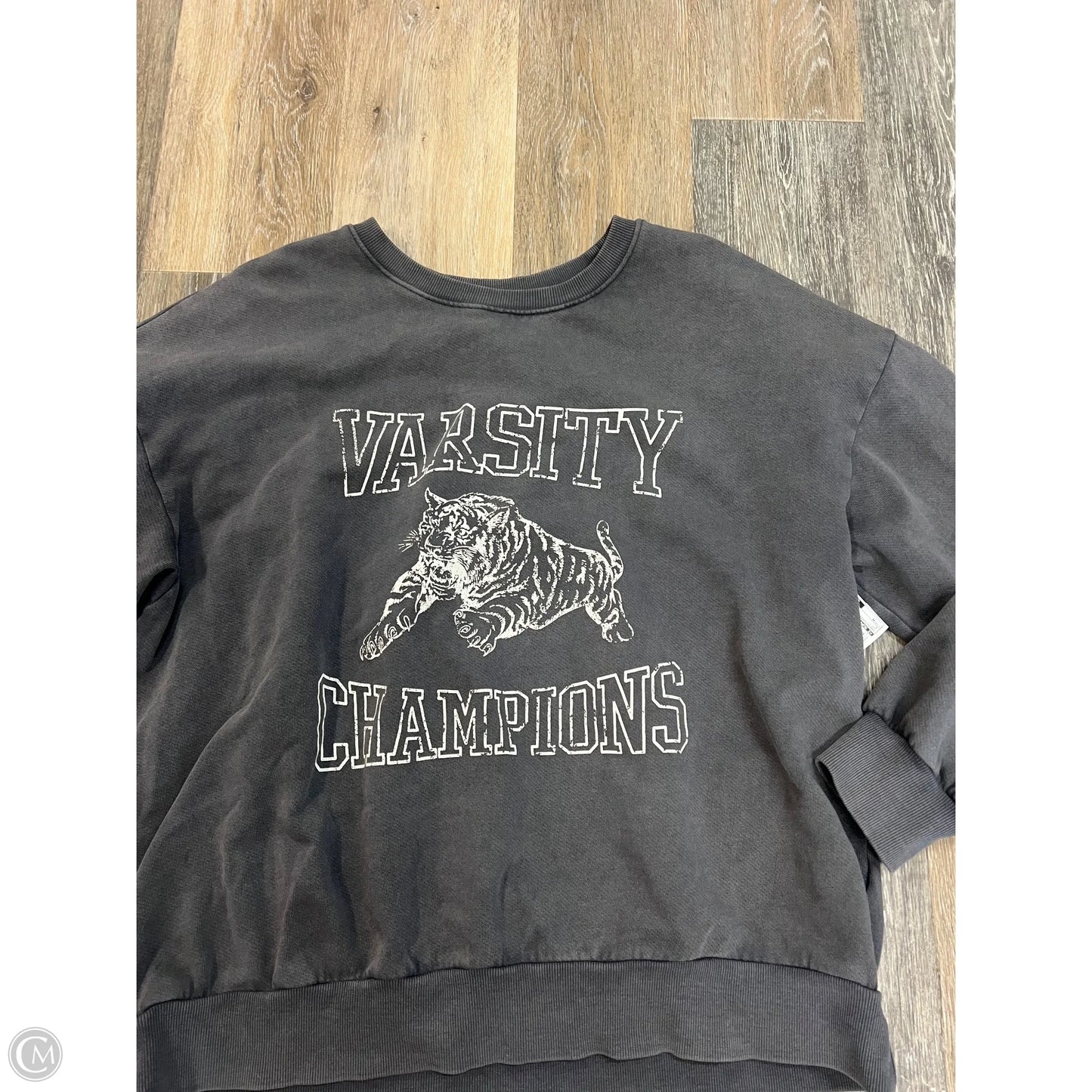 Sweatshirt Crewneck By Z Supply In Grey, Size: M