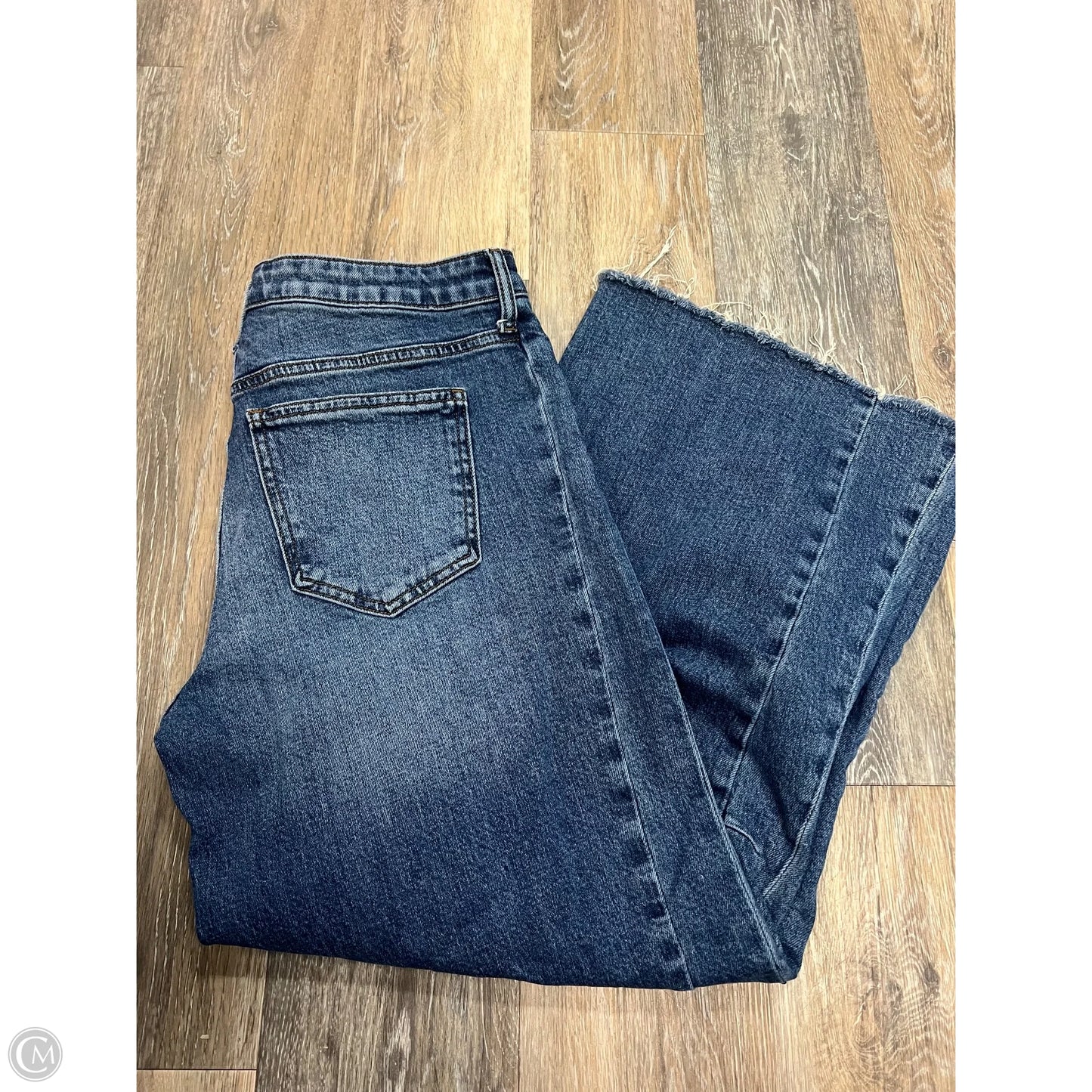 Jeans Wide Leg By Kut In Blue Denim, Size: 8