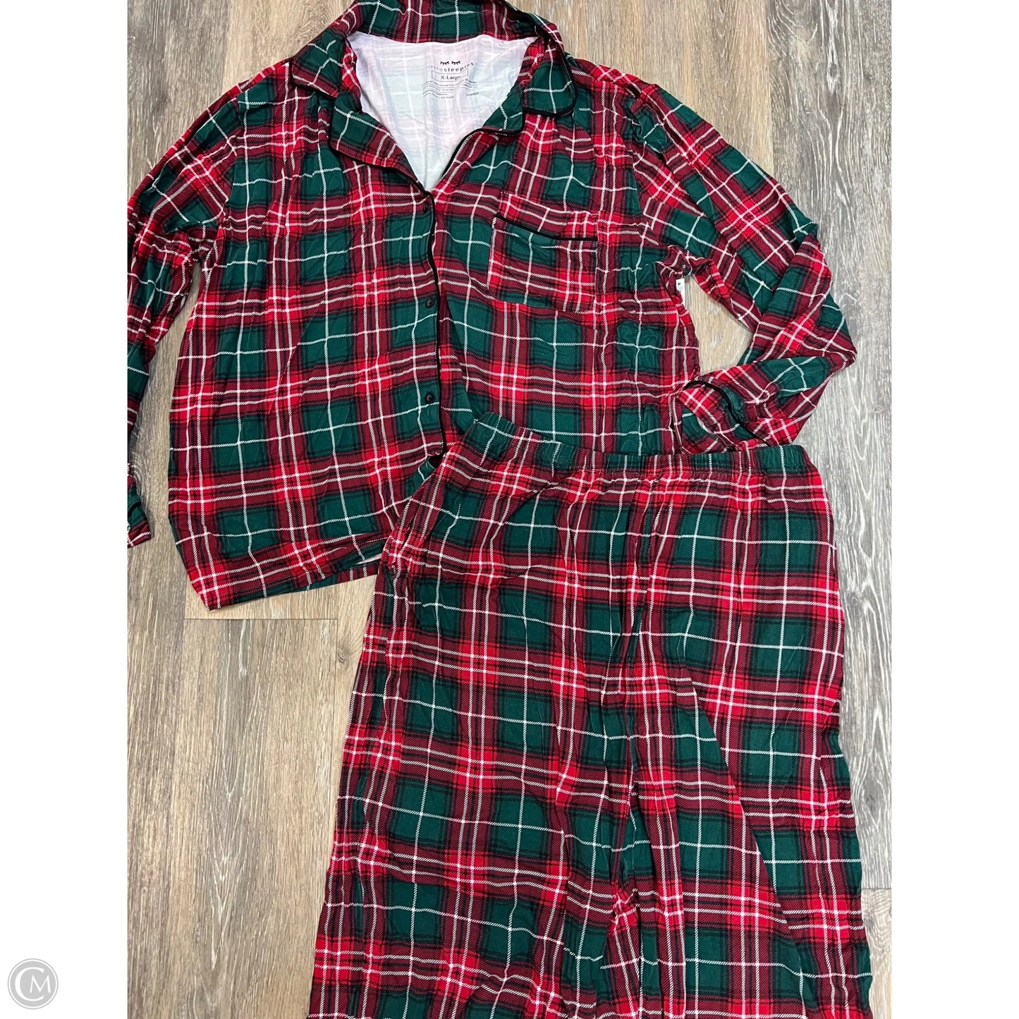 Pajamas 2pc By Little Sleepies In Plaid Pattern, Size: Xl