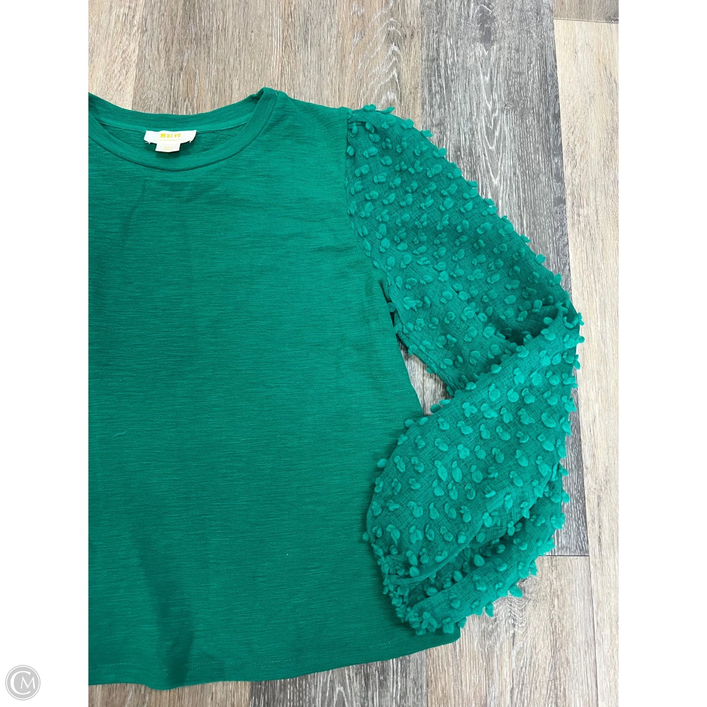 Blouse Long Sleeve By Maeve In Green, Size: Xs