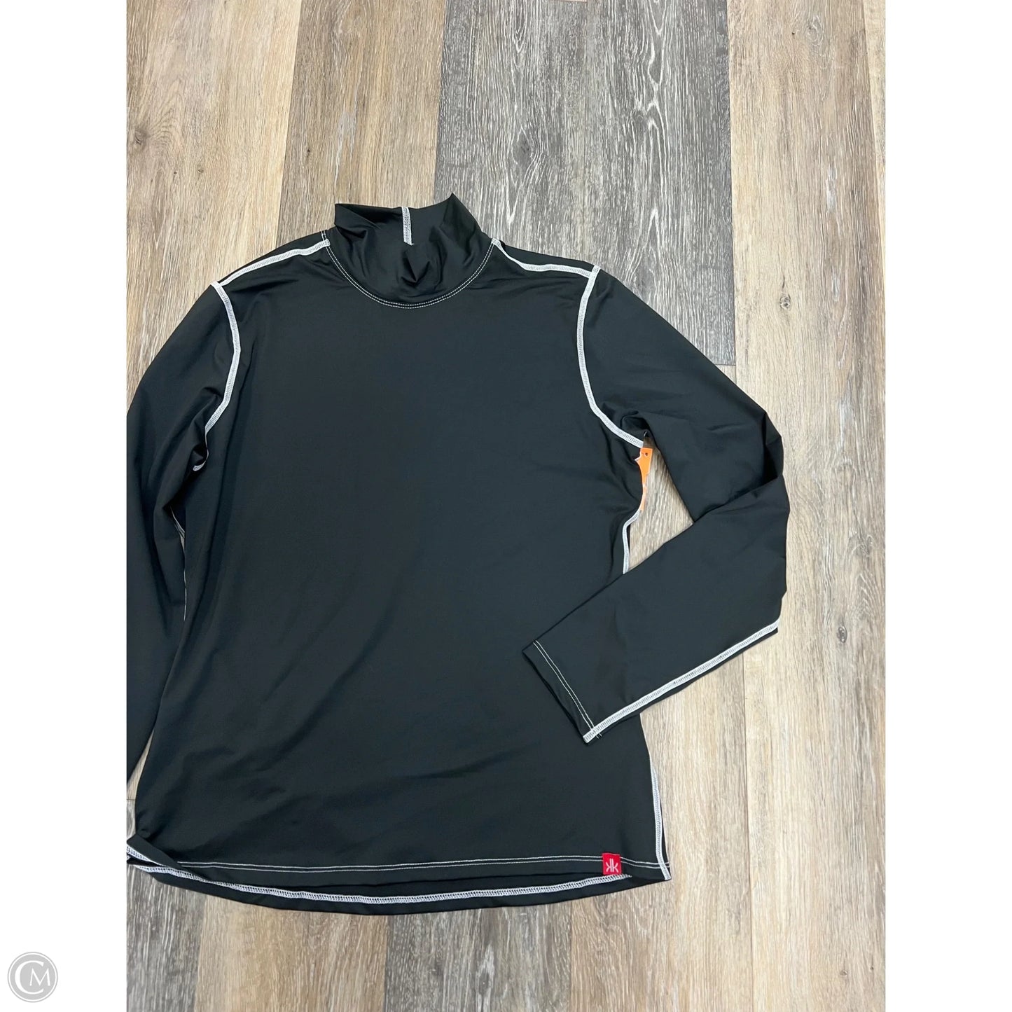 Athletic Top Long Sleeve By Krimson KloverIn Black, Size: S