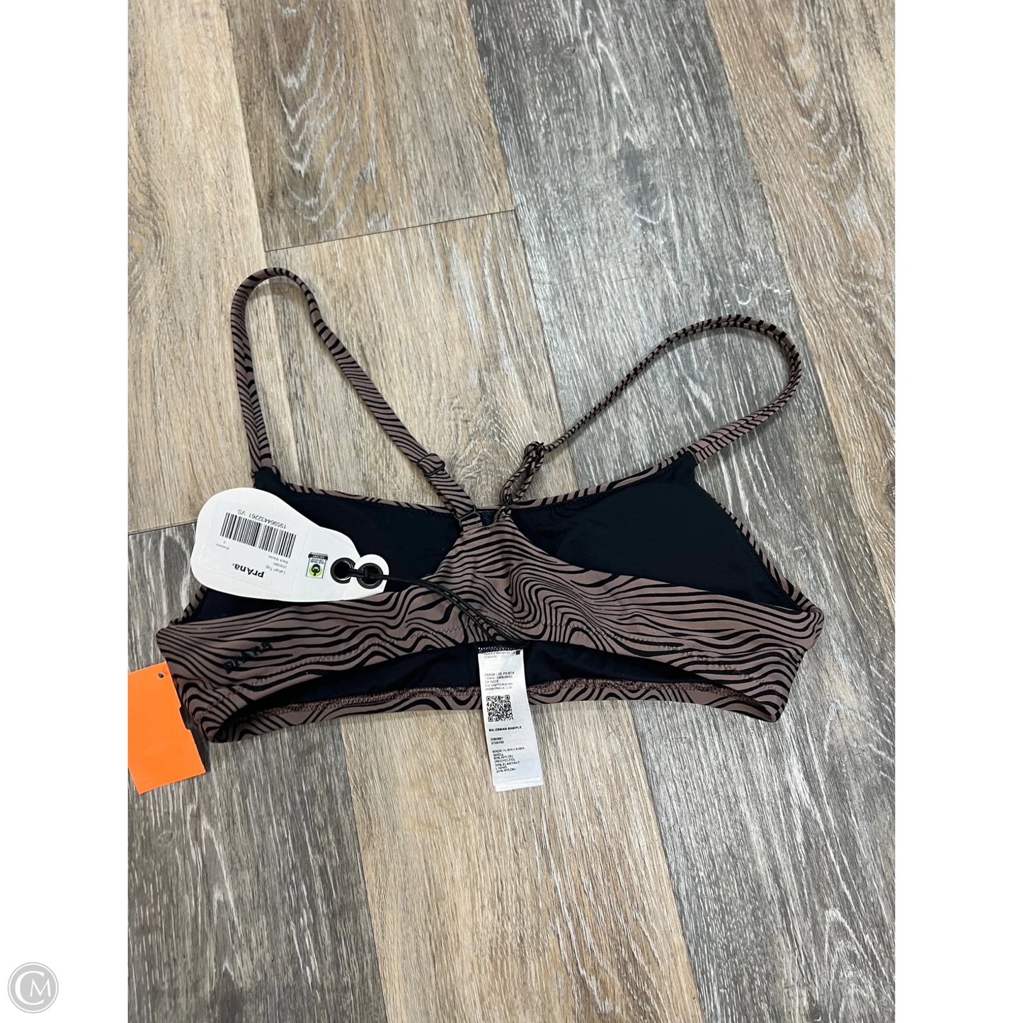 Swimsuit Top By Prana In Brown, Size: S