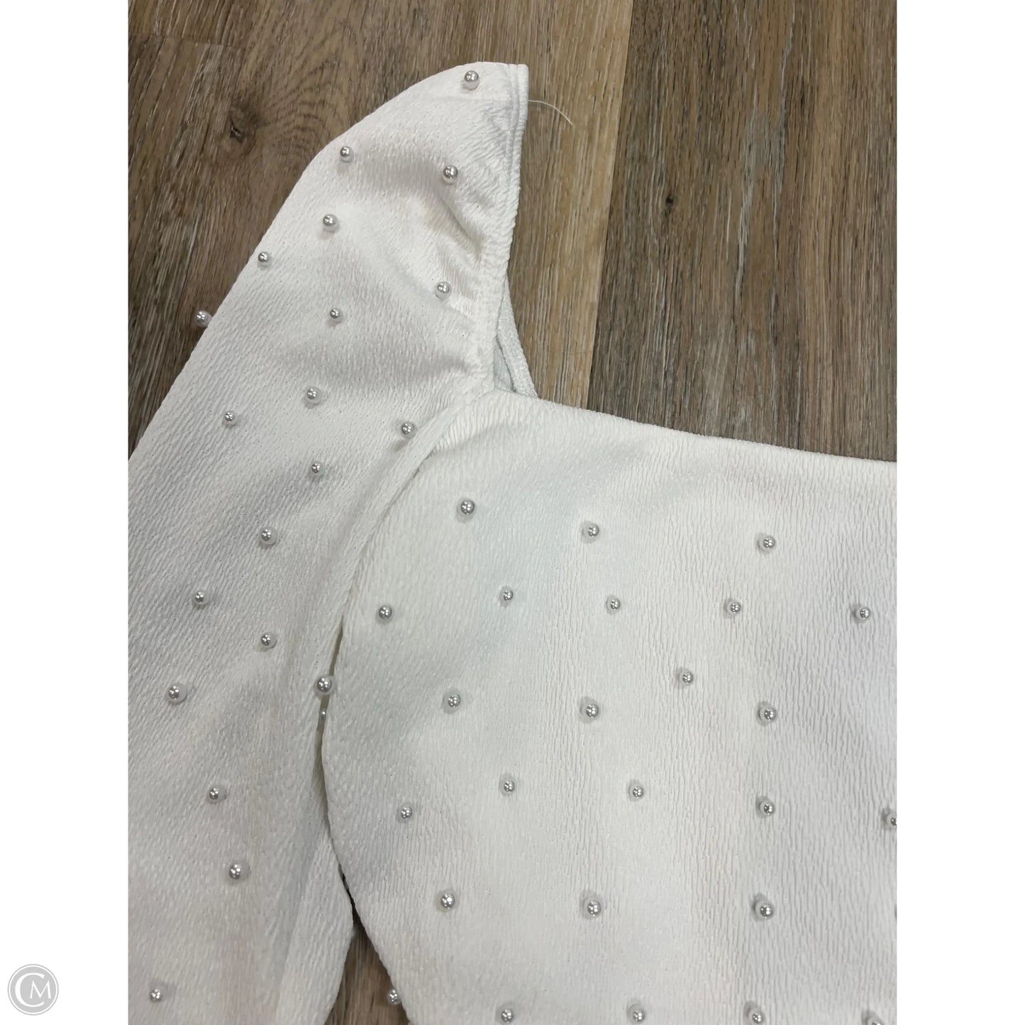 Blouse Long Sleeve By Windsor In White, Size: M