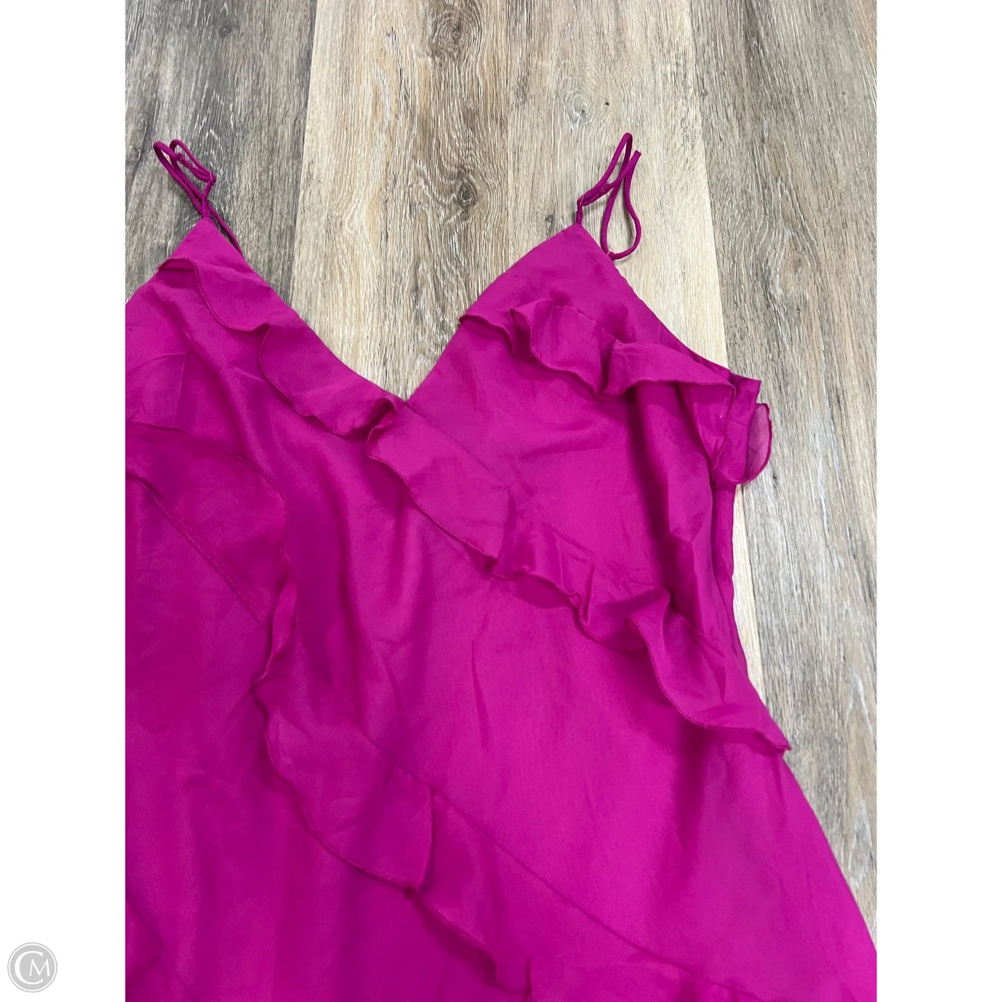 Dress Party Midi By Abercrombie And Fitch In Pink, Size: Xl