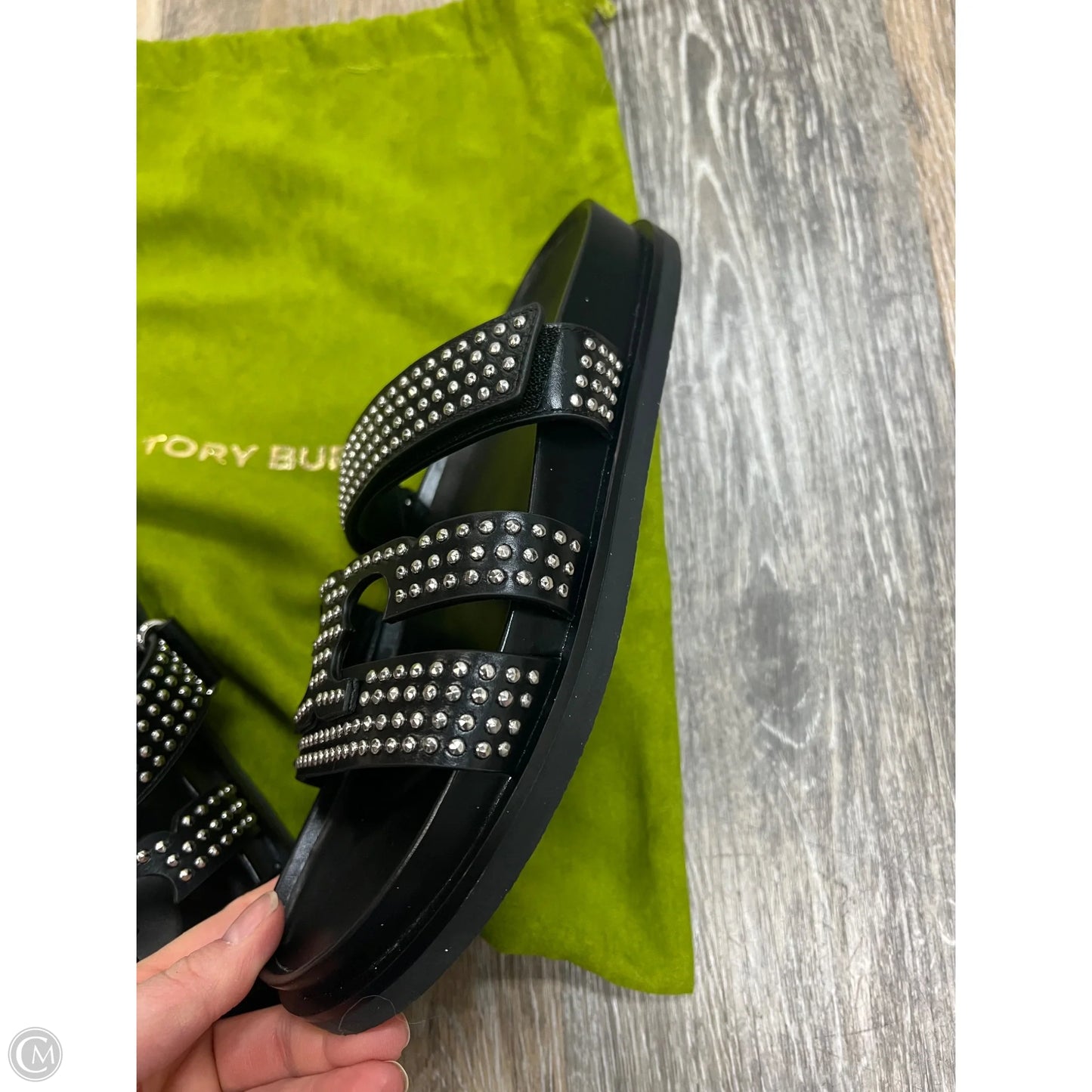 Sandals Designer By Tory Burch In Black, Size: 6