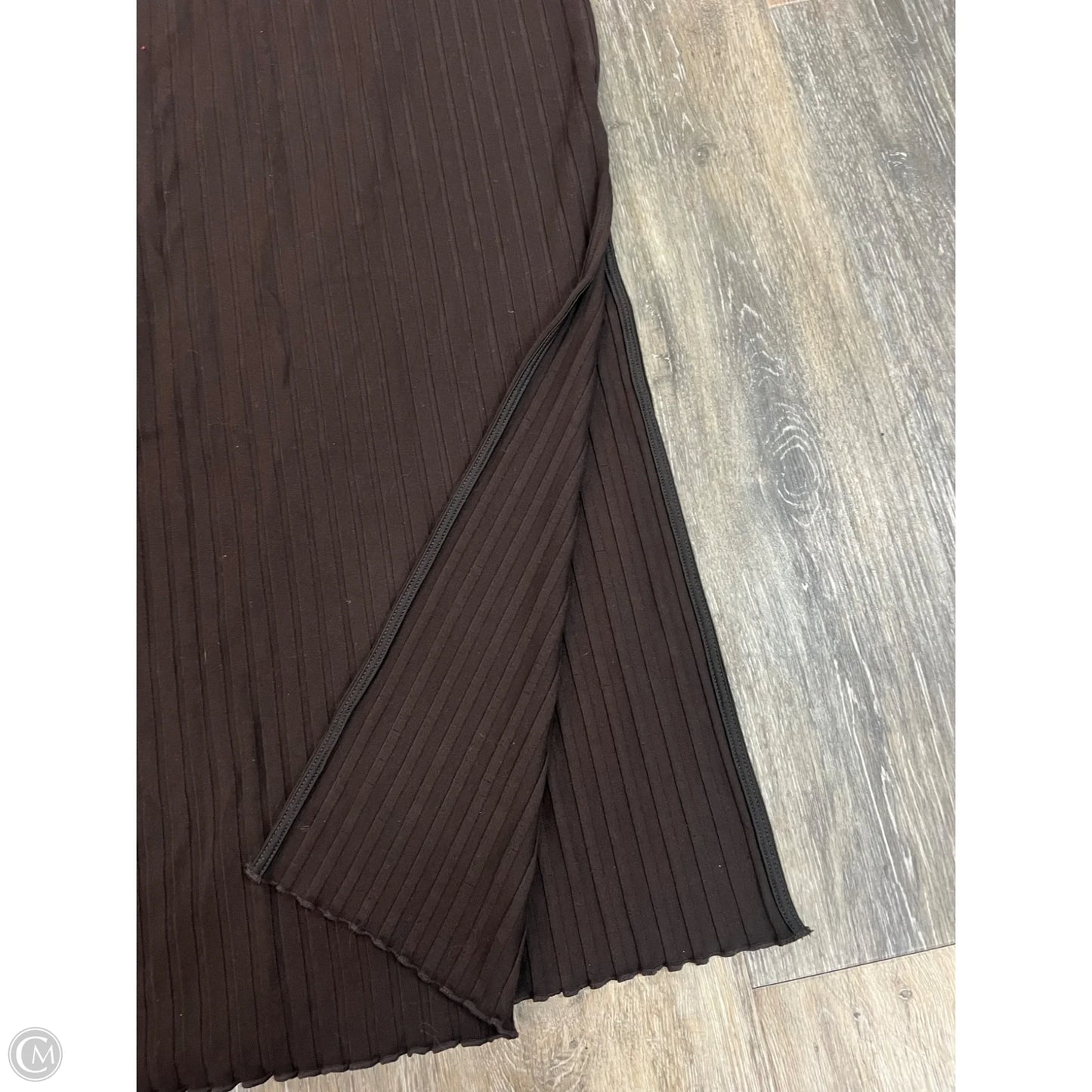 Skirt Midi By Banana Republic In Brown, Size: Xl