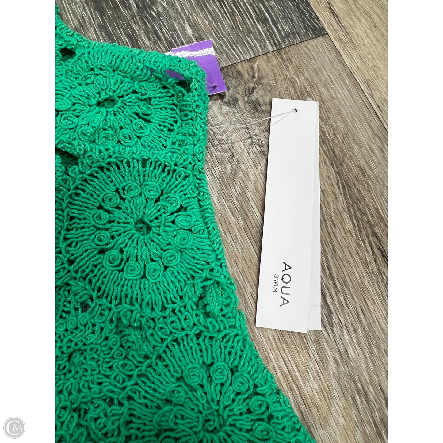 -Swimwear Cover-up By Aqua In Green, Size: M