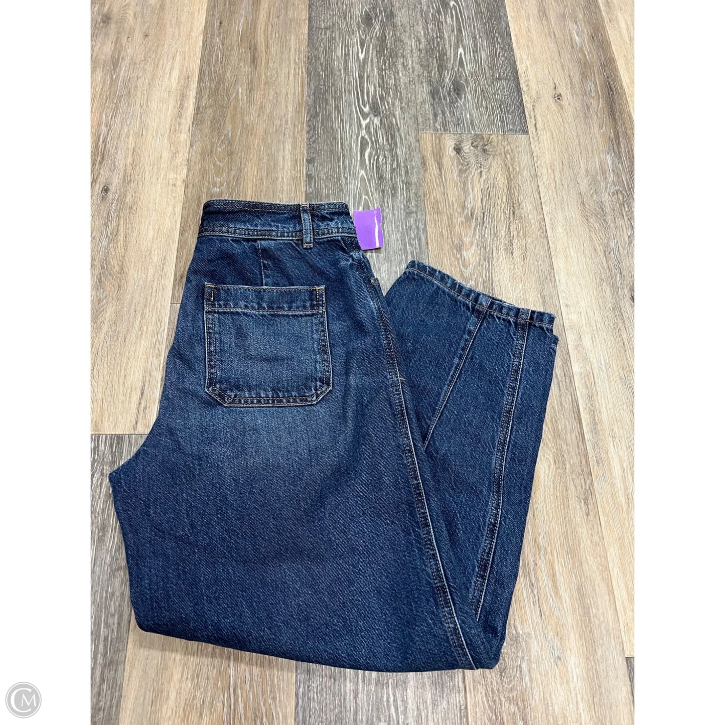 Jeans Wide Leg By Loft In Blue Denim, Size: 2p