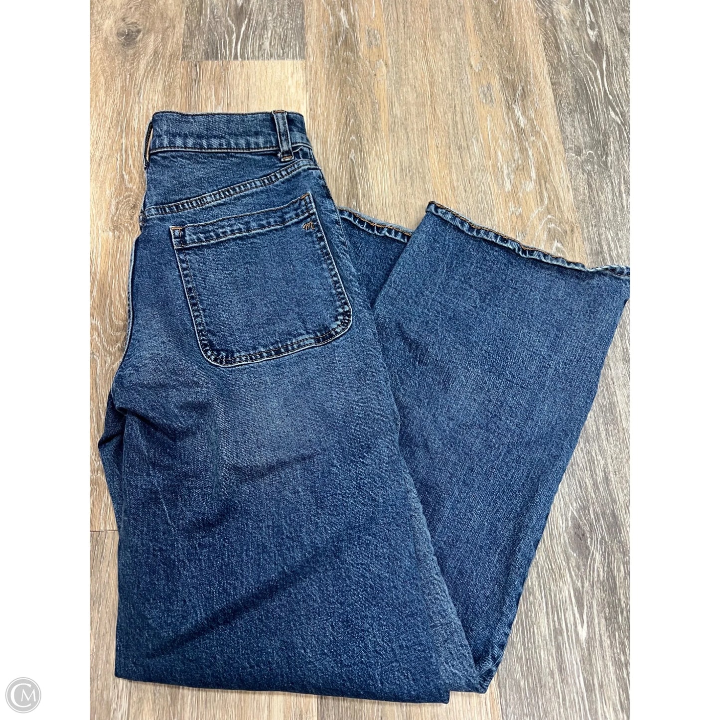 Jeans Wide Leg By Madewell In Blue Denim, Size: 4/27