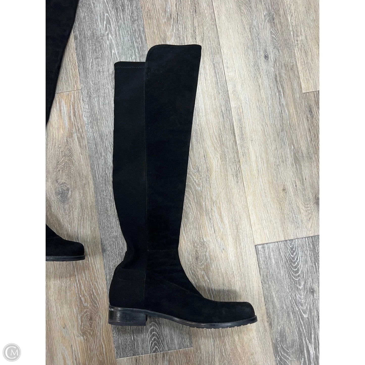 Boots Designer By Stuart Weitzman In Black, Size: 8