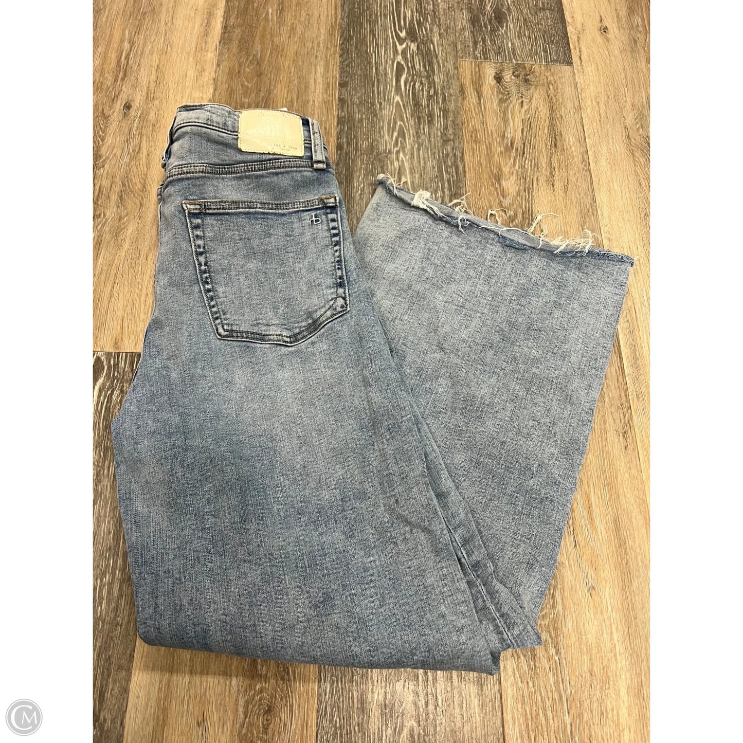 Jeans Straight By Rag And Bone In Blue Denim, Size: 6/28