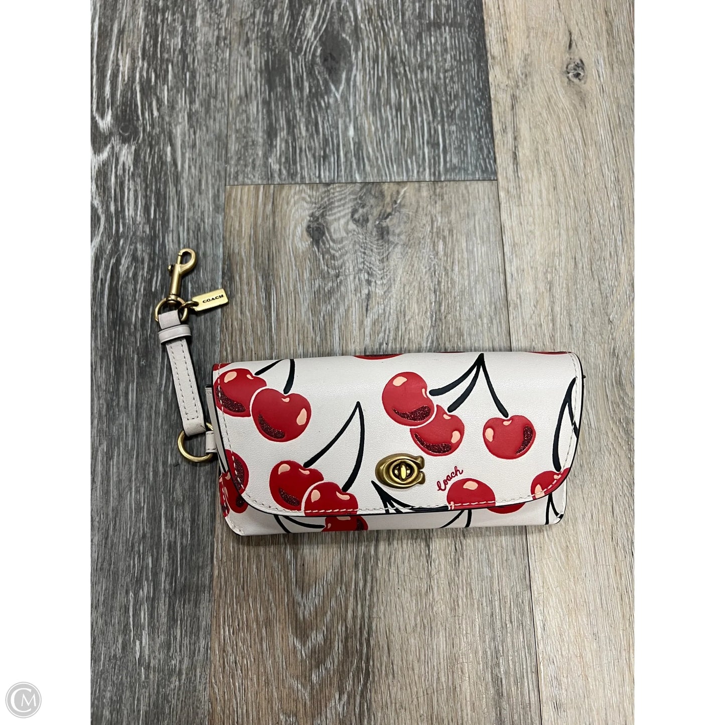 Sunglass Case Designer By Coach, Size: Medium