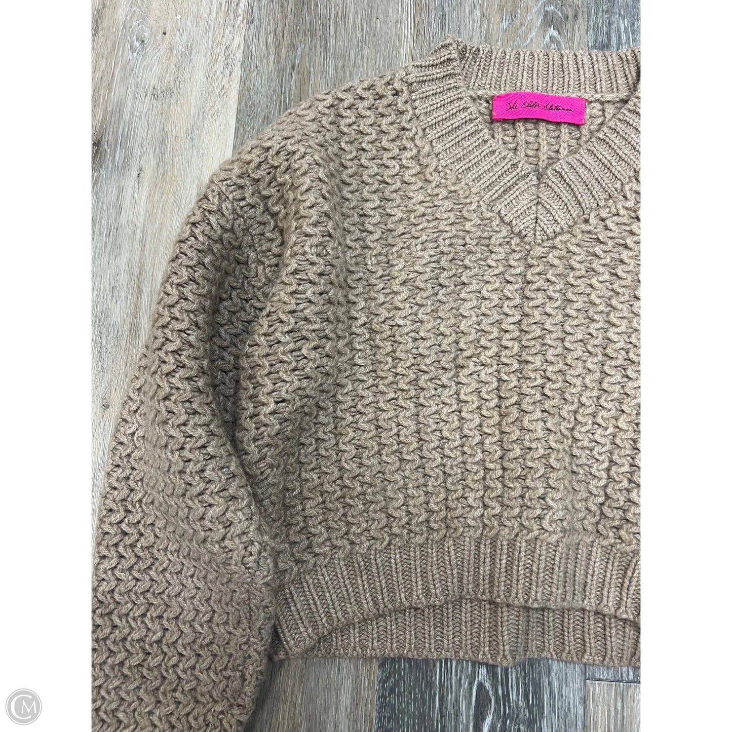 Sweater Cashmere Designer By The Elder Statesman In Tan, Size: S