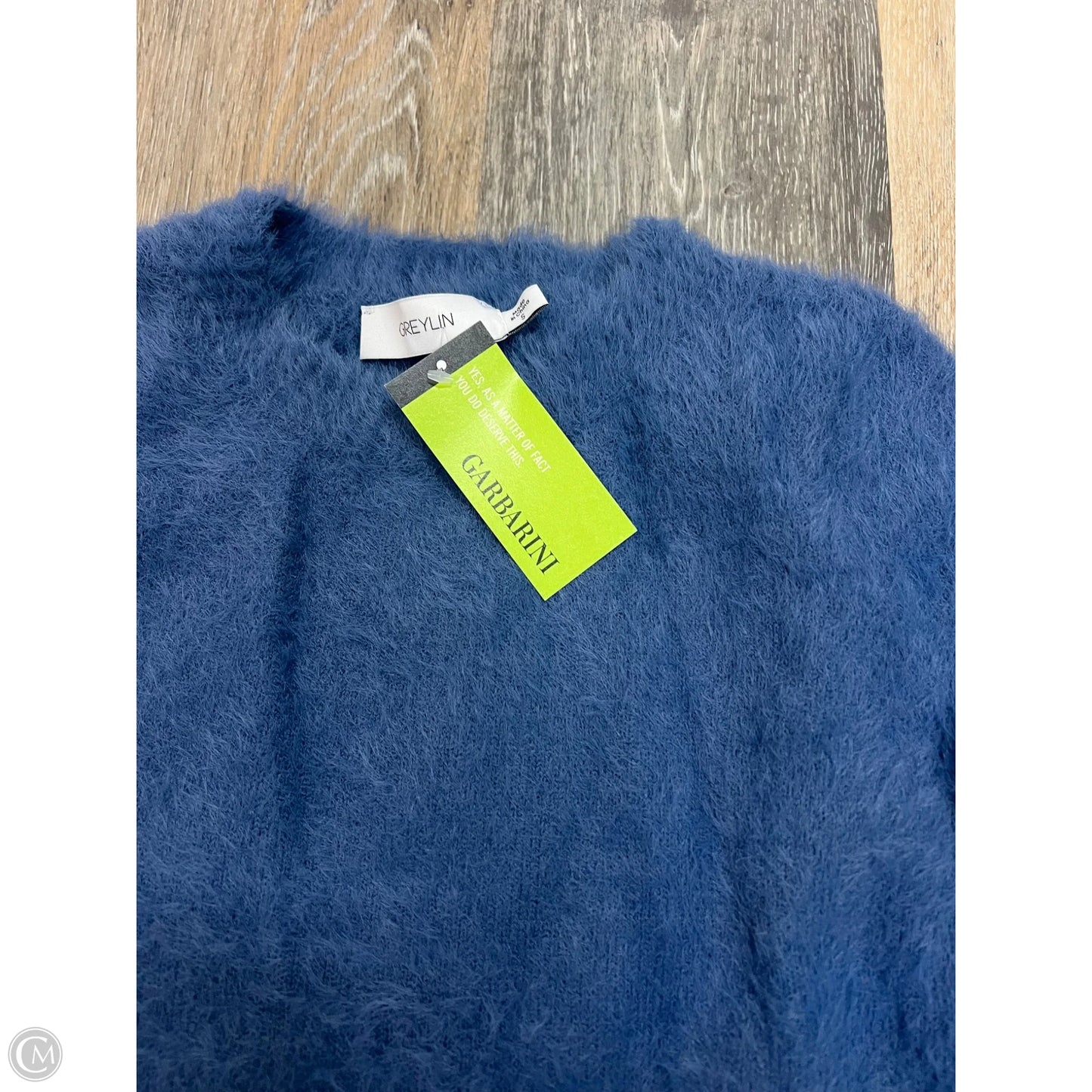 Sweater Short Sleeve By Greylin In Blue, Size: S