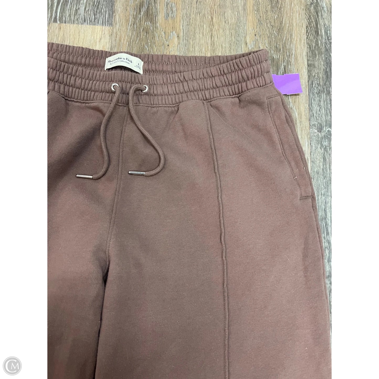 Athletic Pants By Abercrombie And Fitch In Brown, Size: L