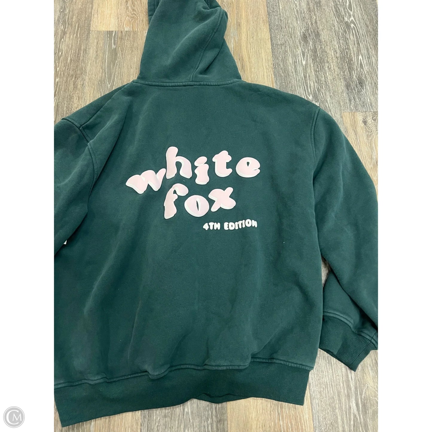 Sweatshirt Hoodie By White Fox In Teal, Size: M