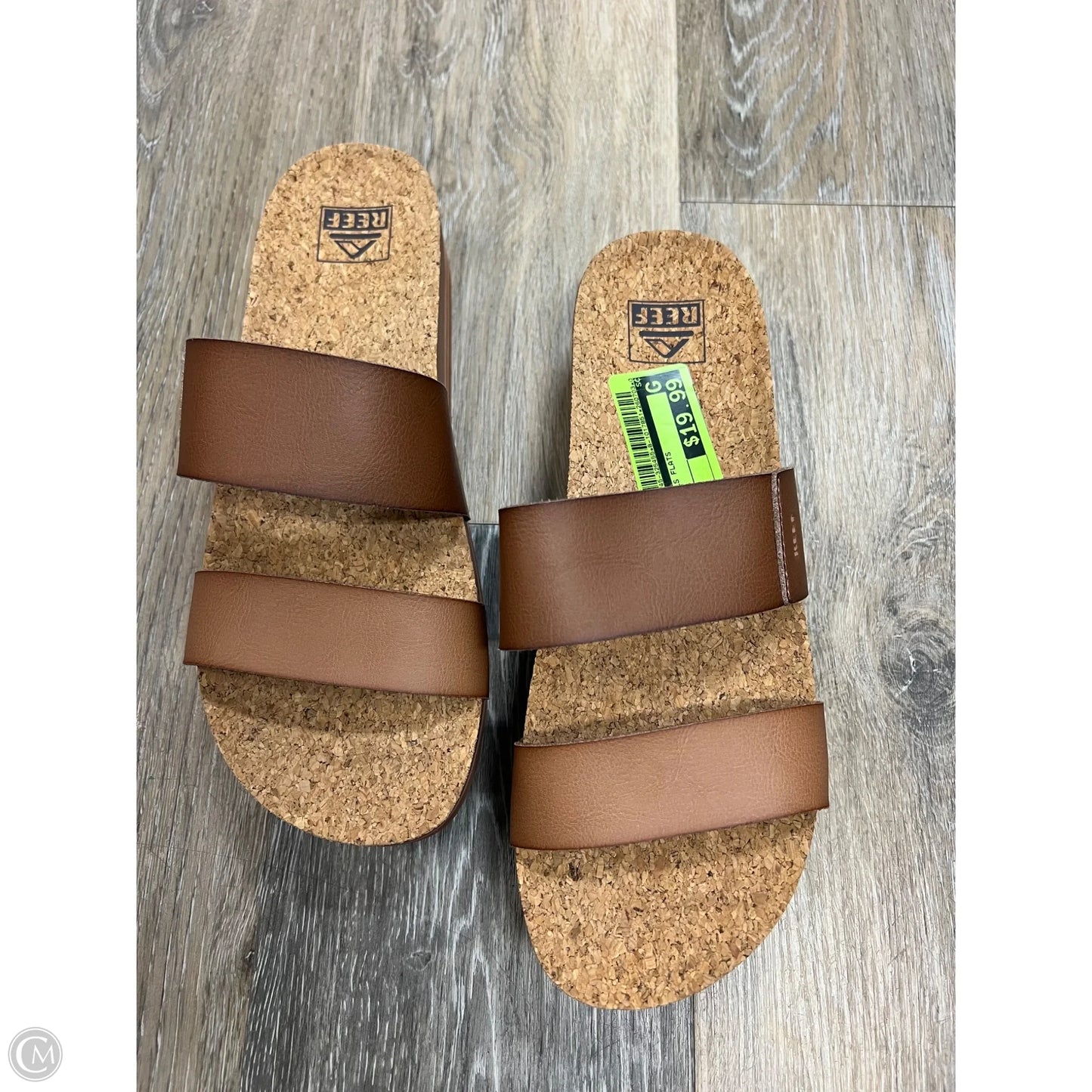 Sandals Flats By Reef In Brown, Size: 9