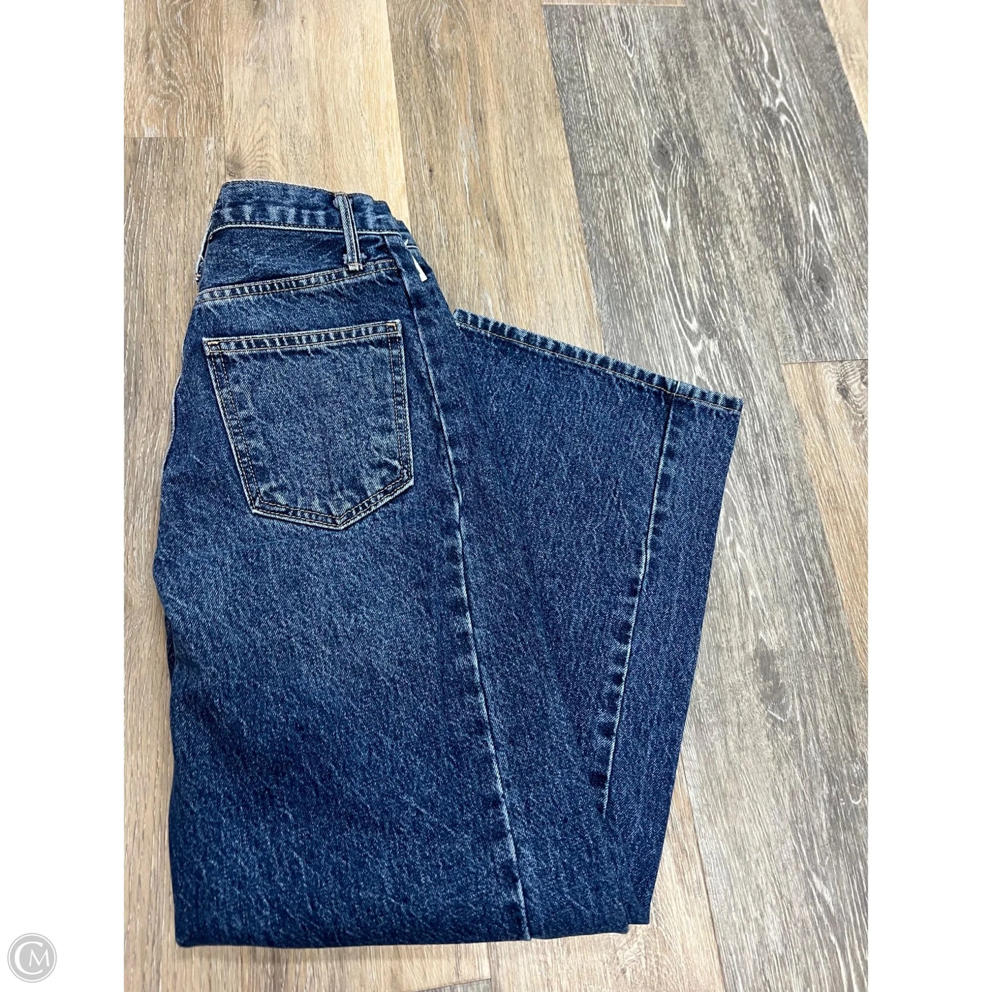 Jeans Wide Leg By Just Black In Blue Denim, Size: 0/24