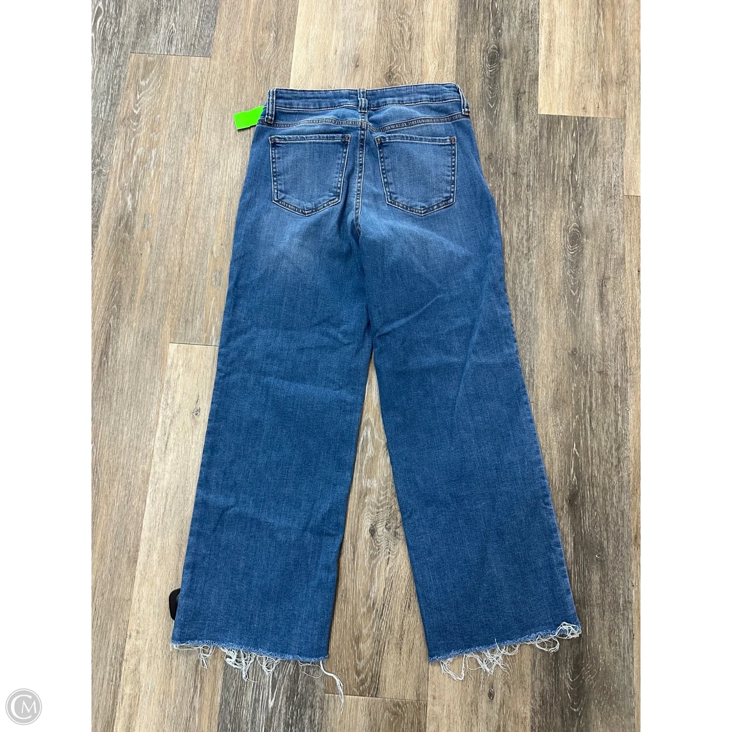 Jeans Wide Leg By Kut In Blue Denim, Size: 0