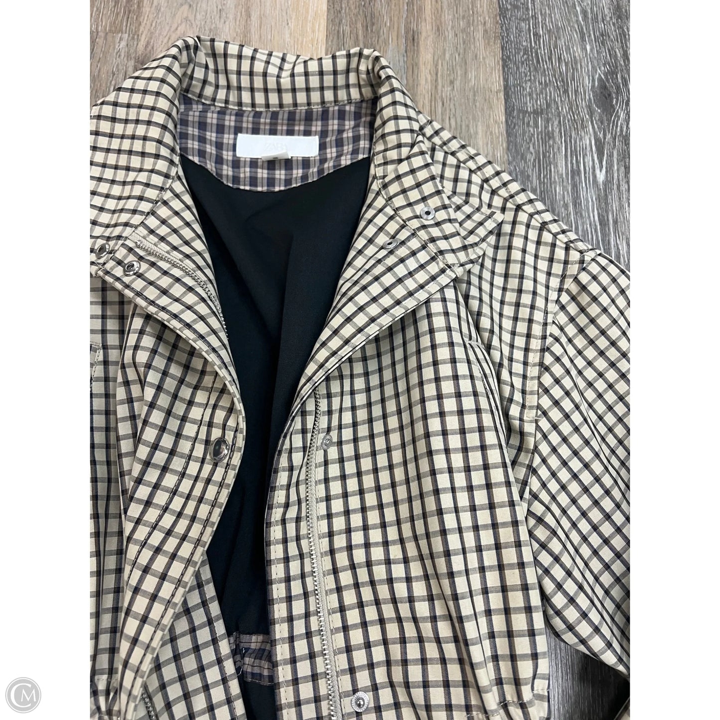 Jacket Other By Zara In Plaid Pattern, Size: S