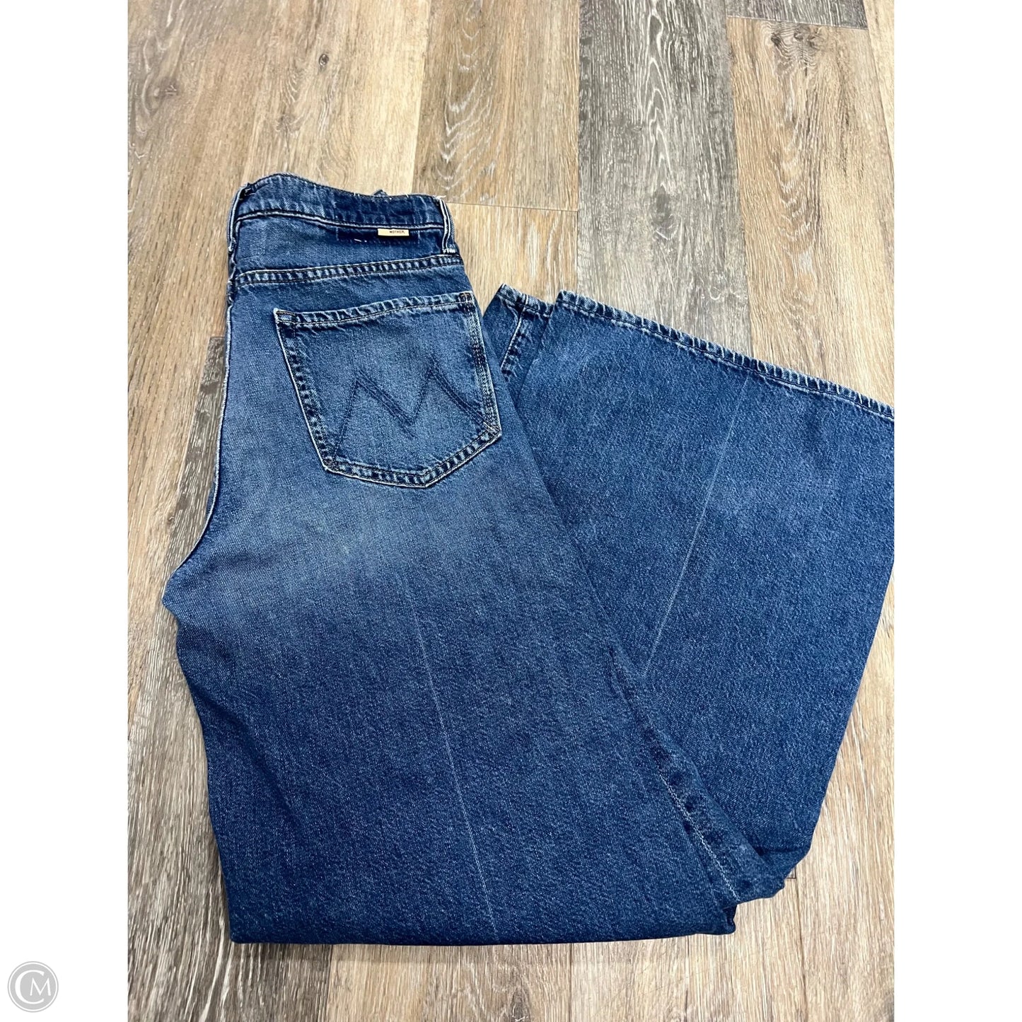 Jeans Wide Leg By Mother In Blue Denim, Size: 6/28
