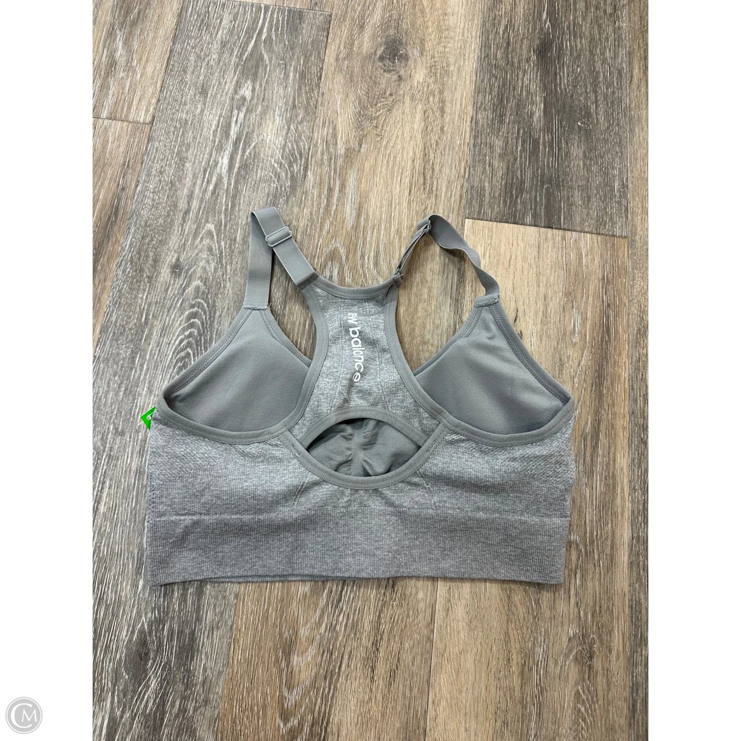 Athletic Bra By New Balance In Grey, Size: L