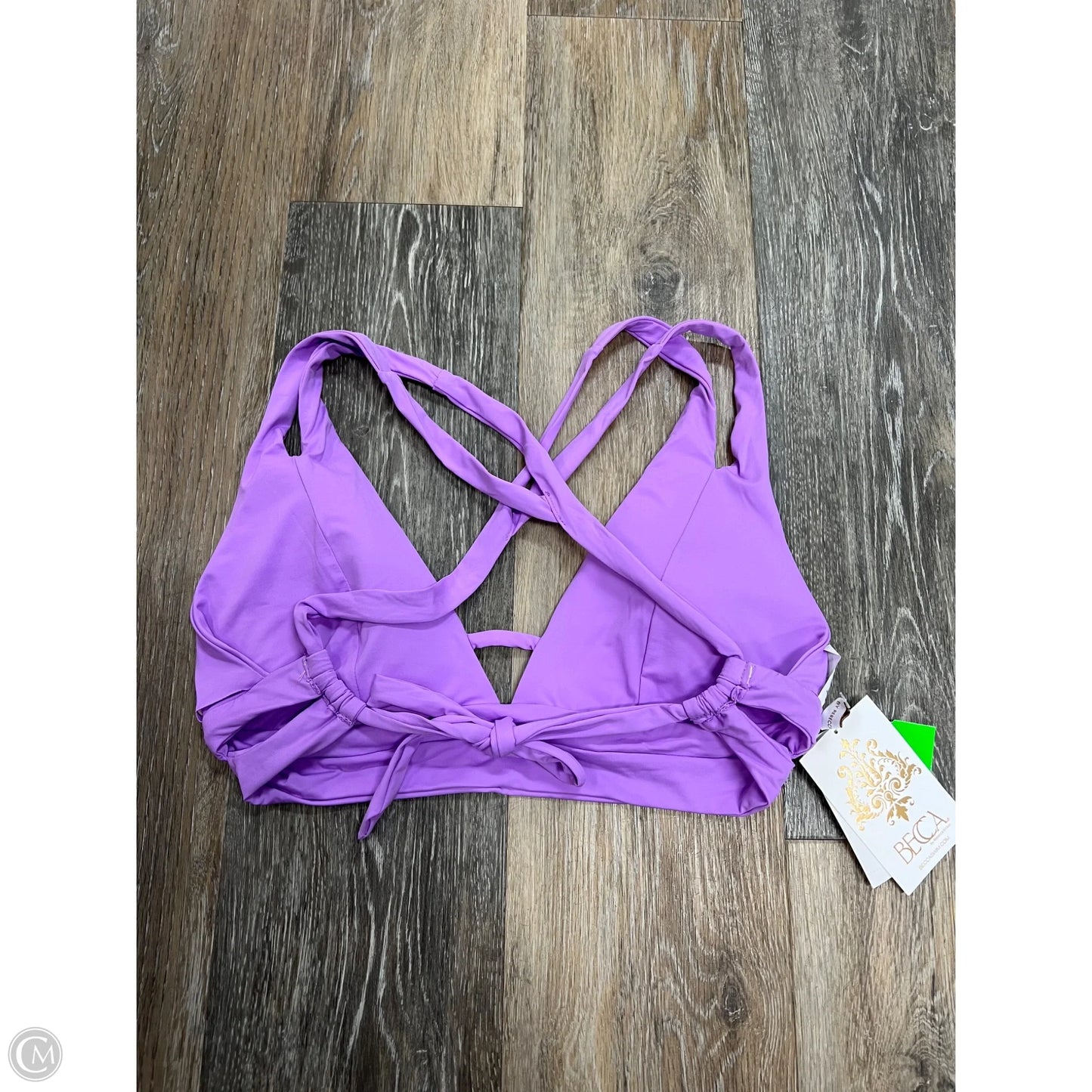 Swimsuit 2pc By Becca Swim In Purple, Size: L