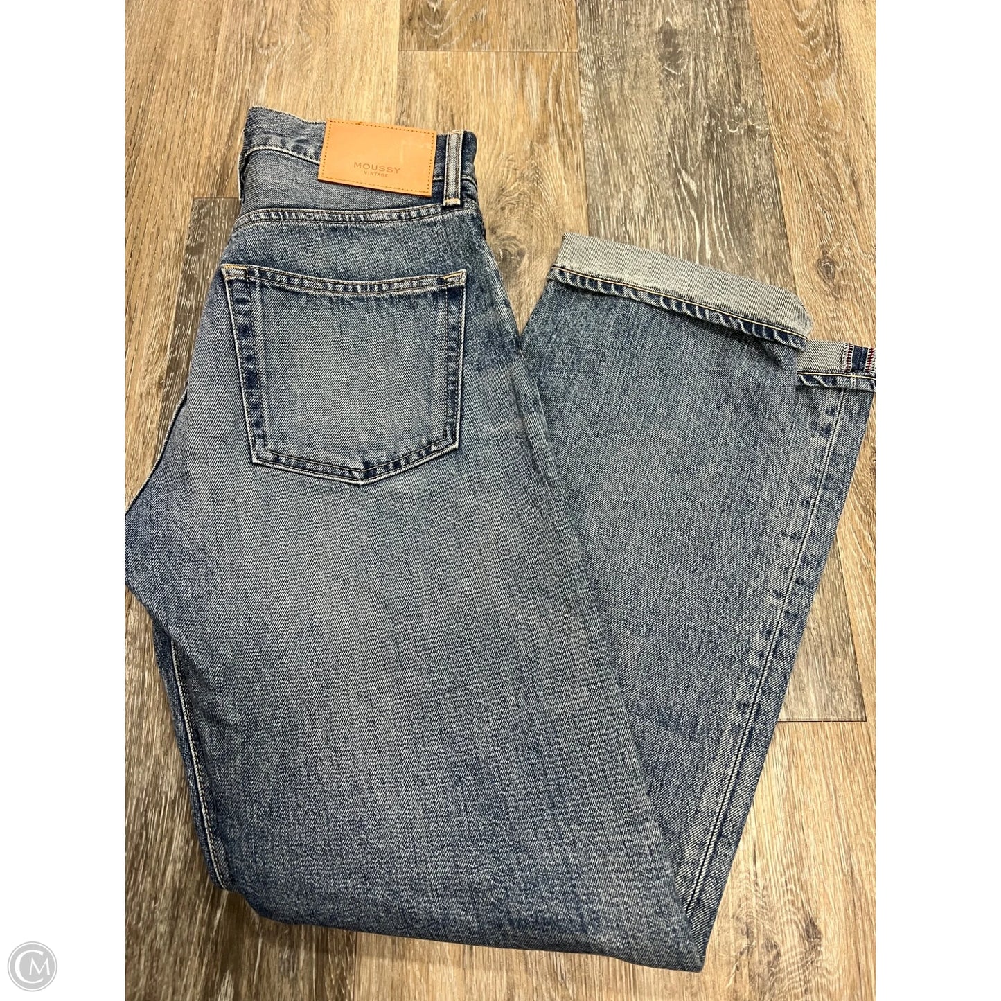Jeans Straight By Moussy In Blue Denim, Size: 2/26