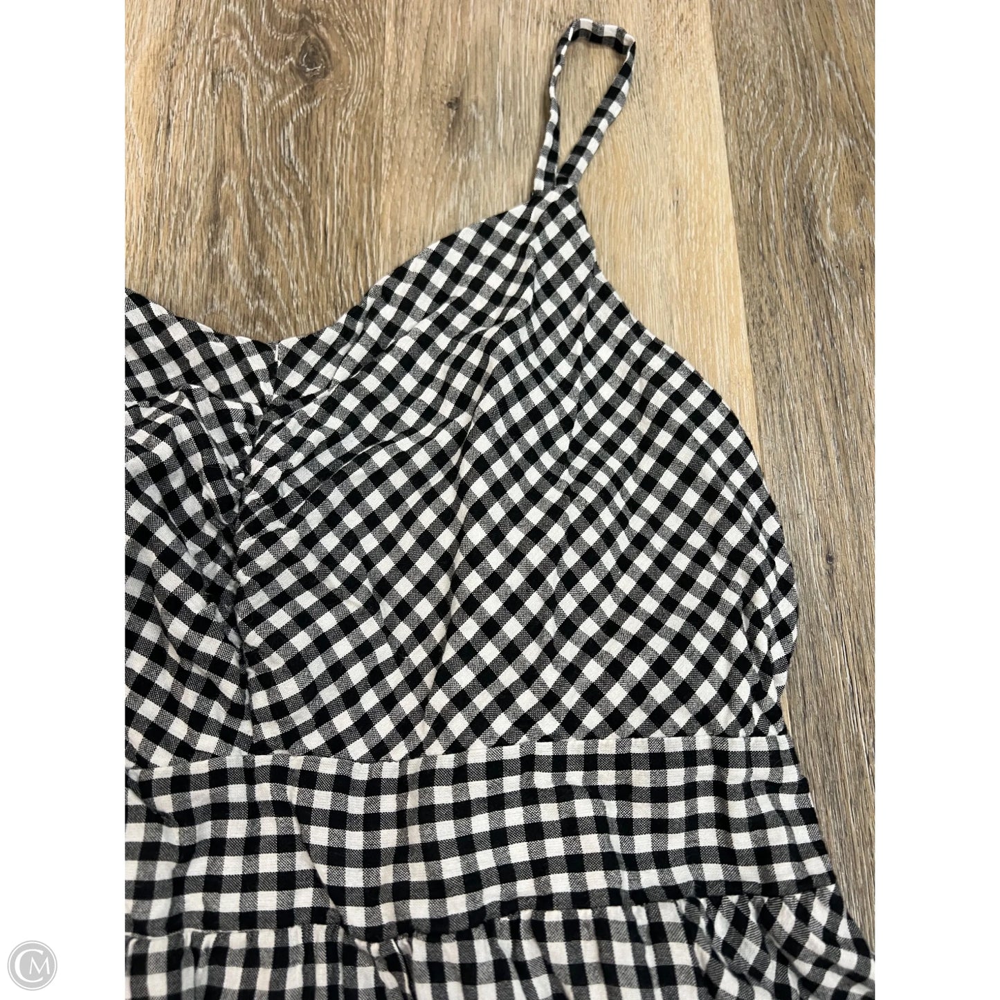 Dress Casual Maxi By Evereve In Checkered Pattern, Size: Xl